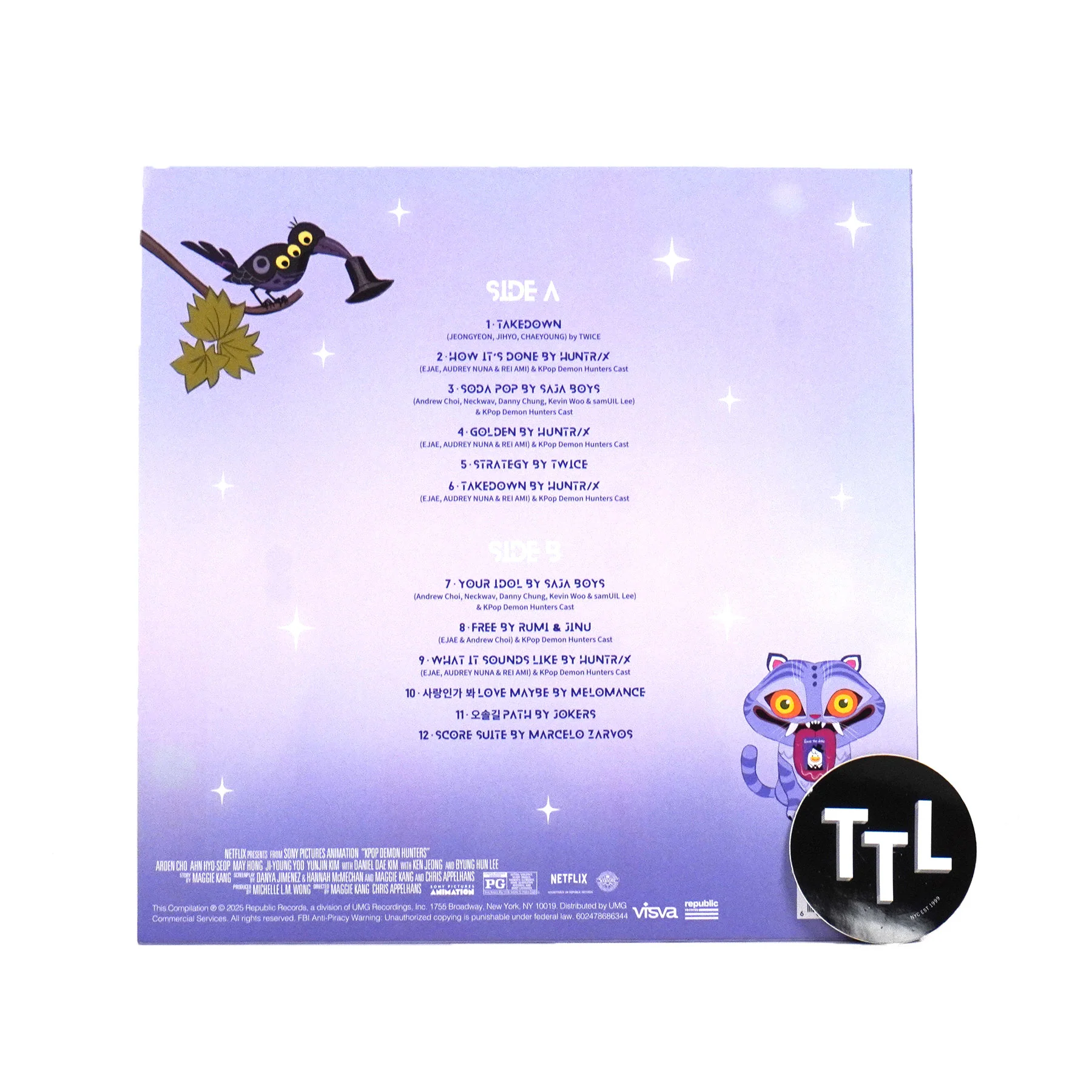 KPop Demon Hunters: Original Soundtrack Vinyl LP - Image 3