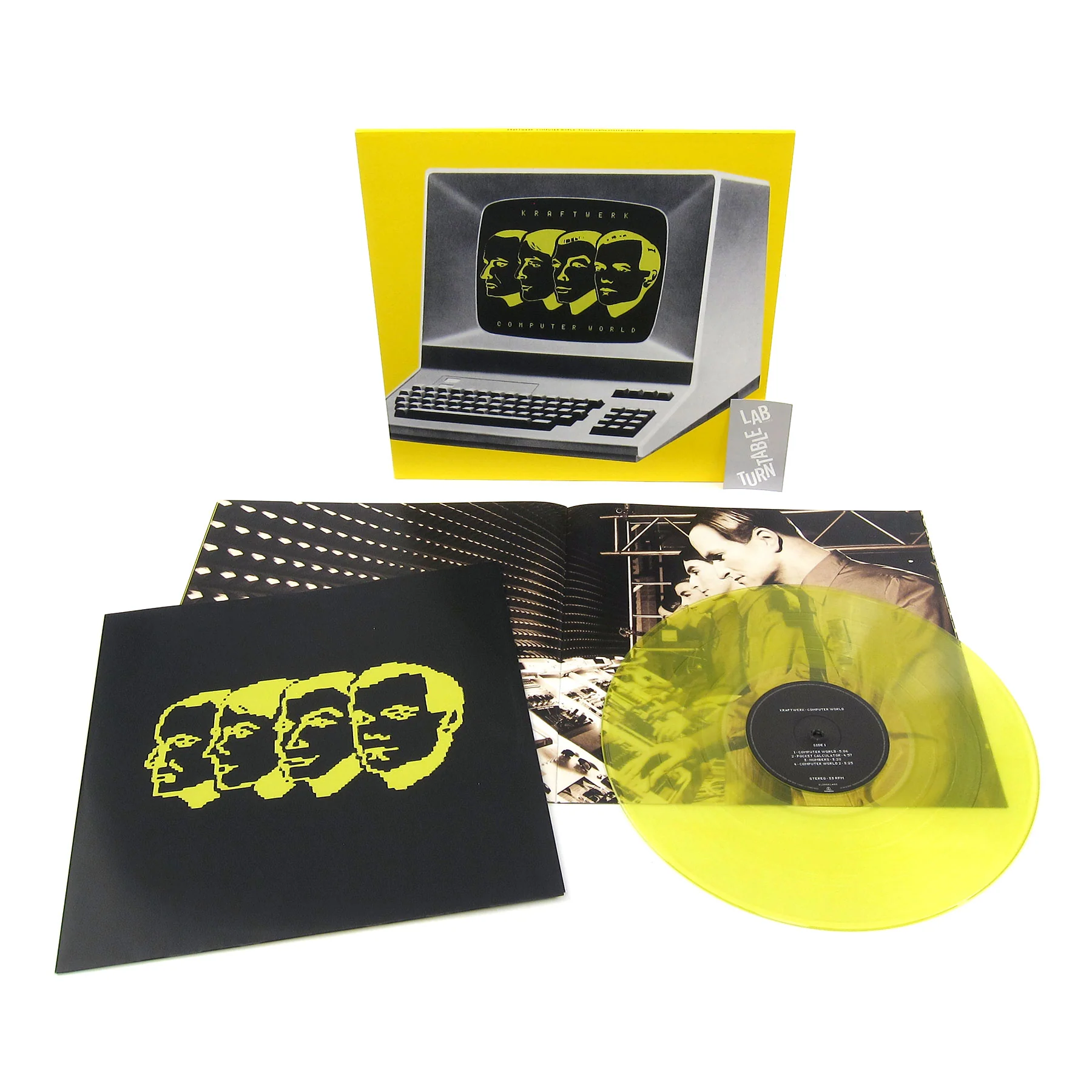 Kraftwerk: Computer World (Indie Exclusive Neon Yellow Colored Vinyl) Vinyl LP - Image 2