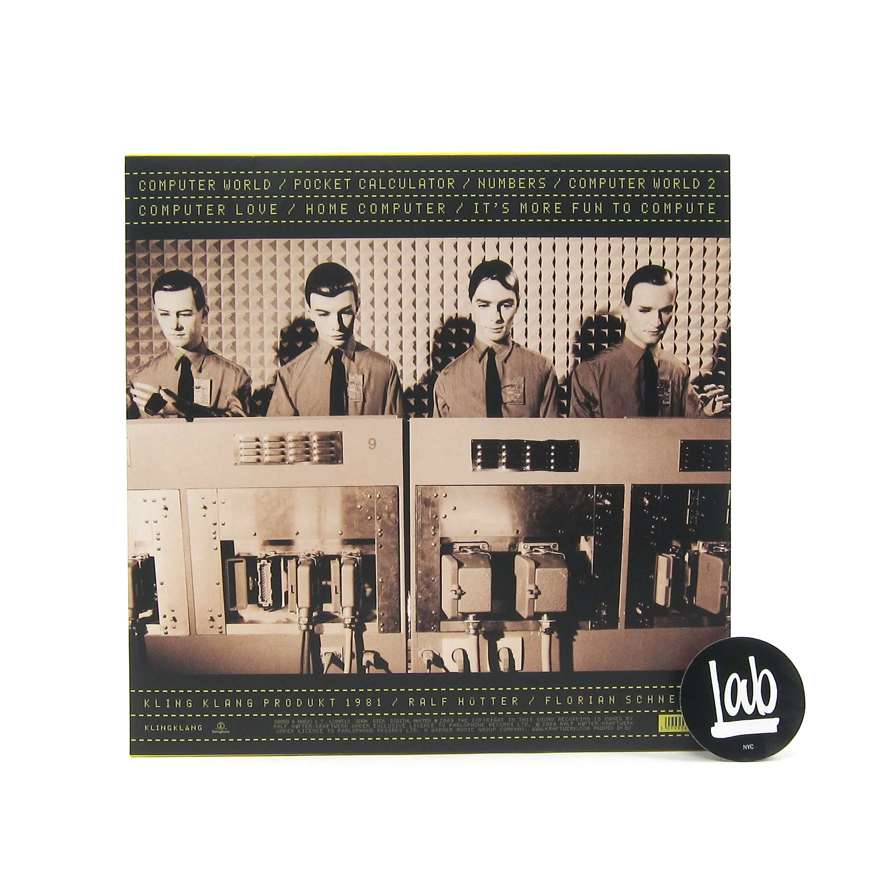 Kraftwerk: Computer World (Indie Exclusive Neon Yellow Colored Vinyl) Vinyl LP - Image 4