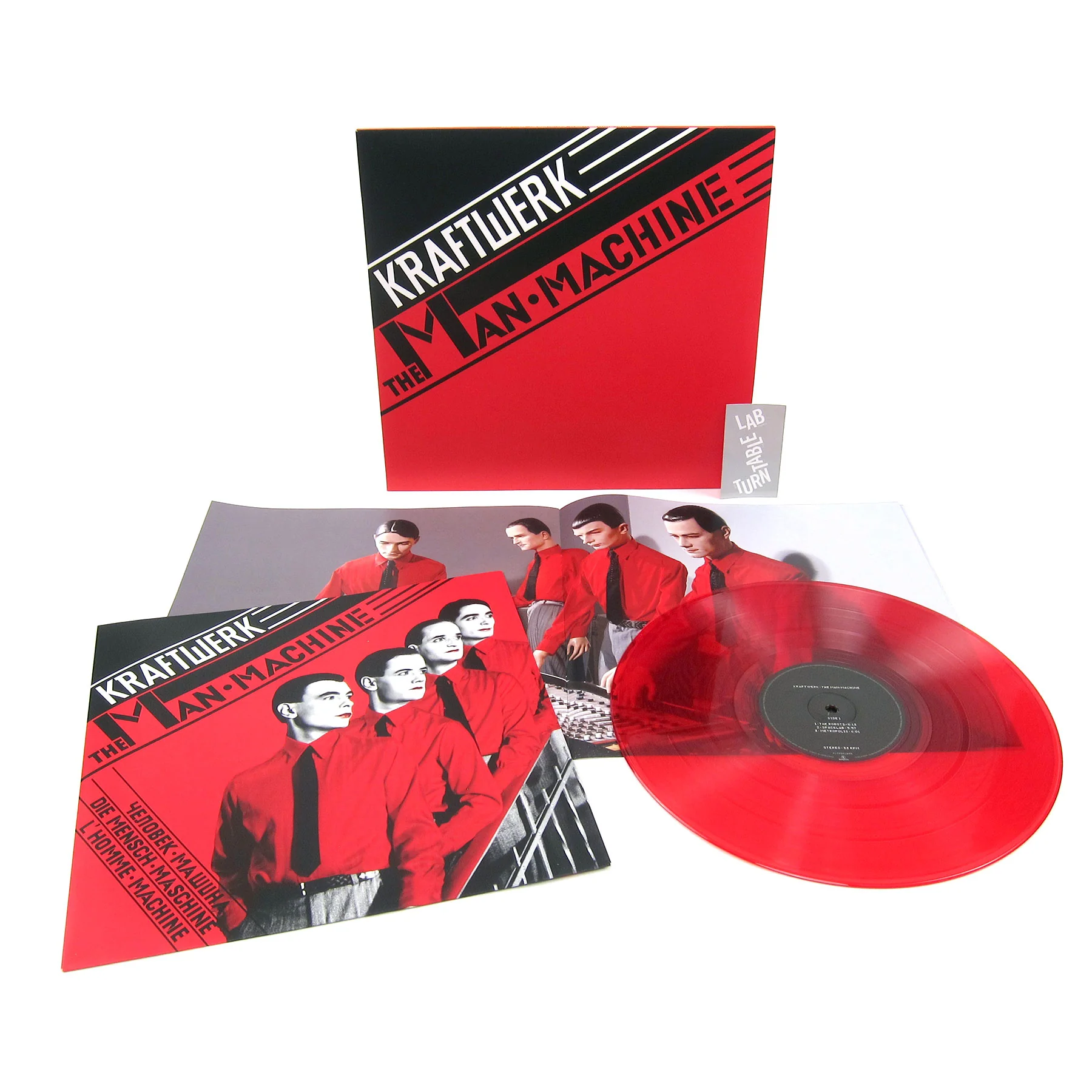 Kraftwerk: The Man-Machine (Indie Exclusive Red Colored Vinyl) Vinyl LP - Image 2