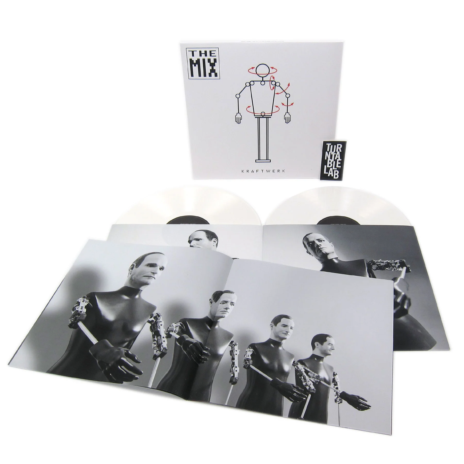 Kraftwerk: The Mix (Indie Exclusive White Colored Vinyl) Vinyl 2LP - Image 2