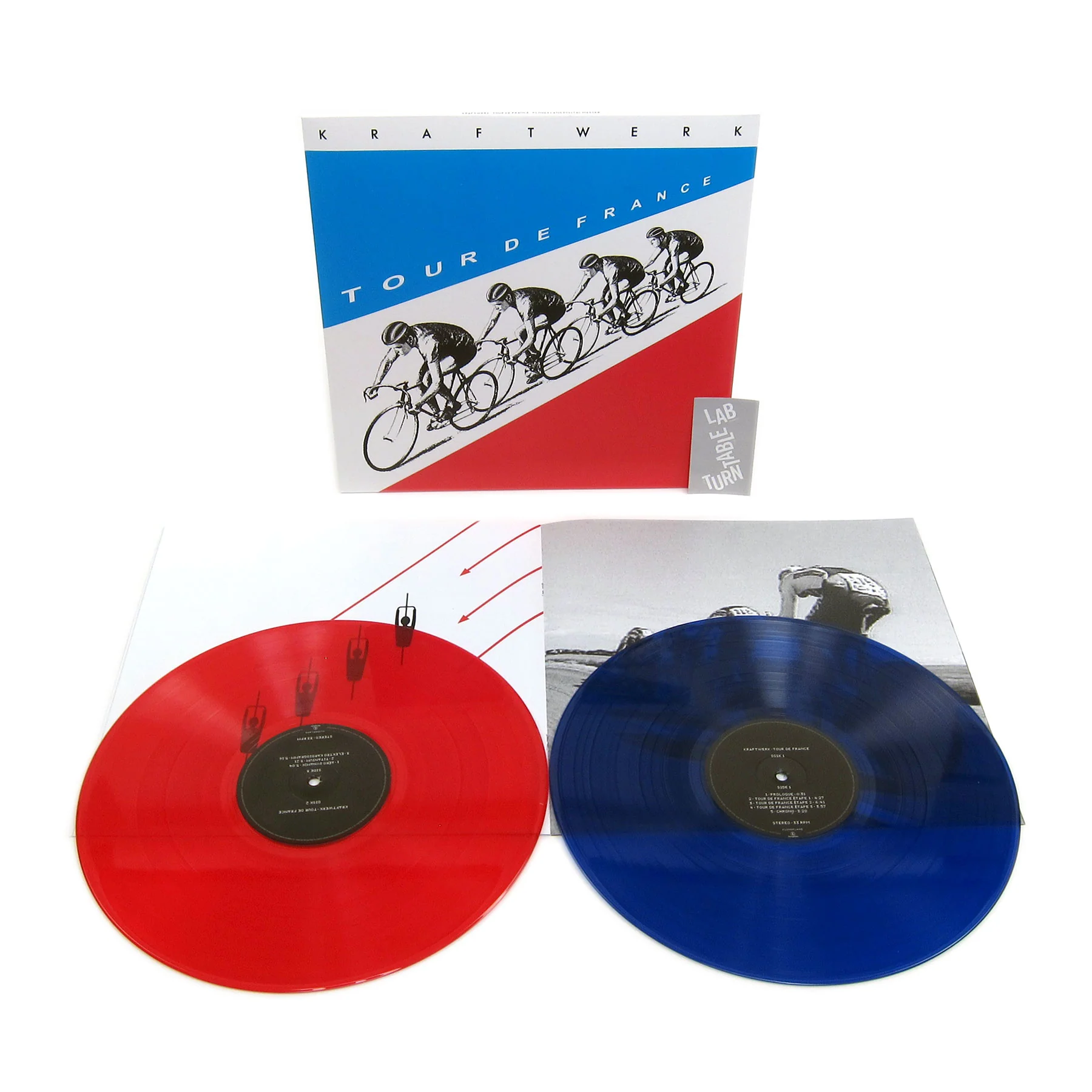 Kraftwerk: Tour De France (Indie Exclusive Blue & Red Colored Vinyl) Vinyl 2LP - Image 2