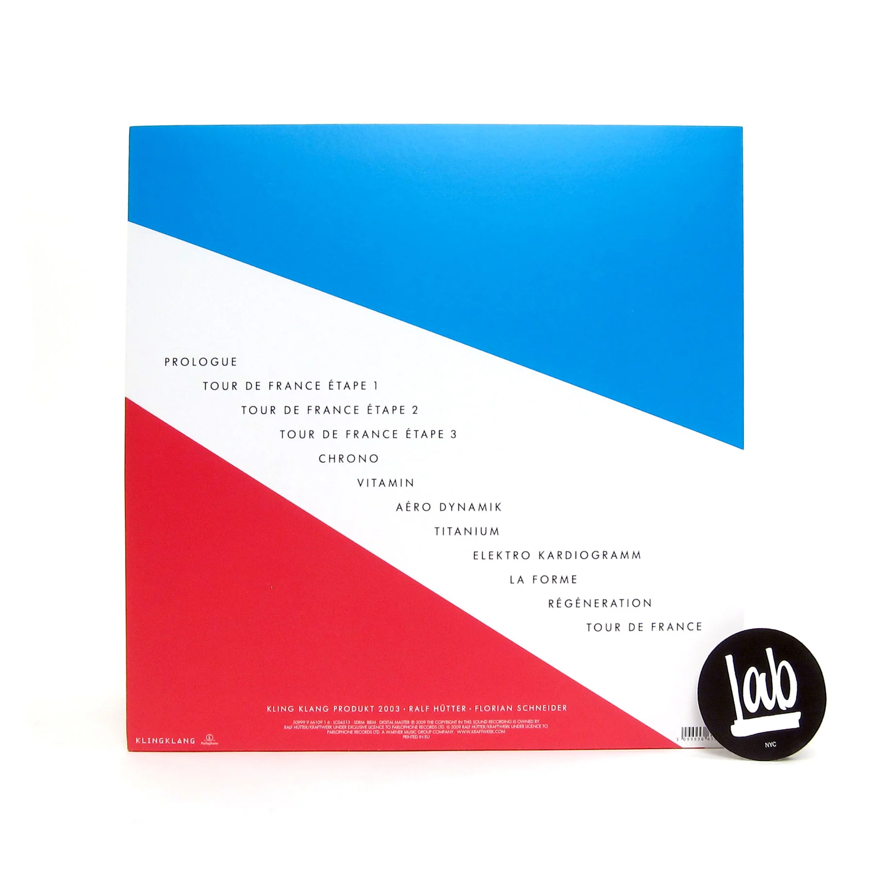 Kraftwerk: Tour De France (Indie Exclusive Blue & Red Colored Vinyl) Vinyl 2LP - Image 4
