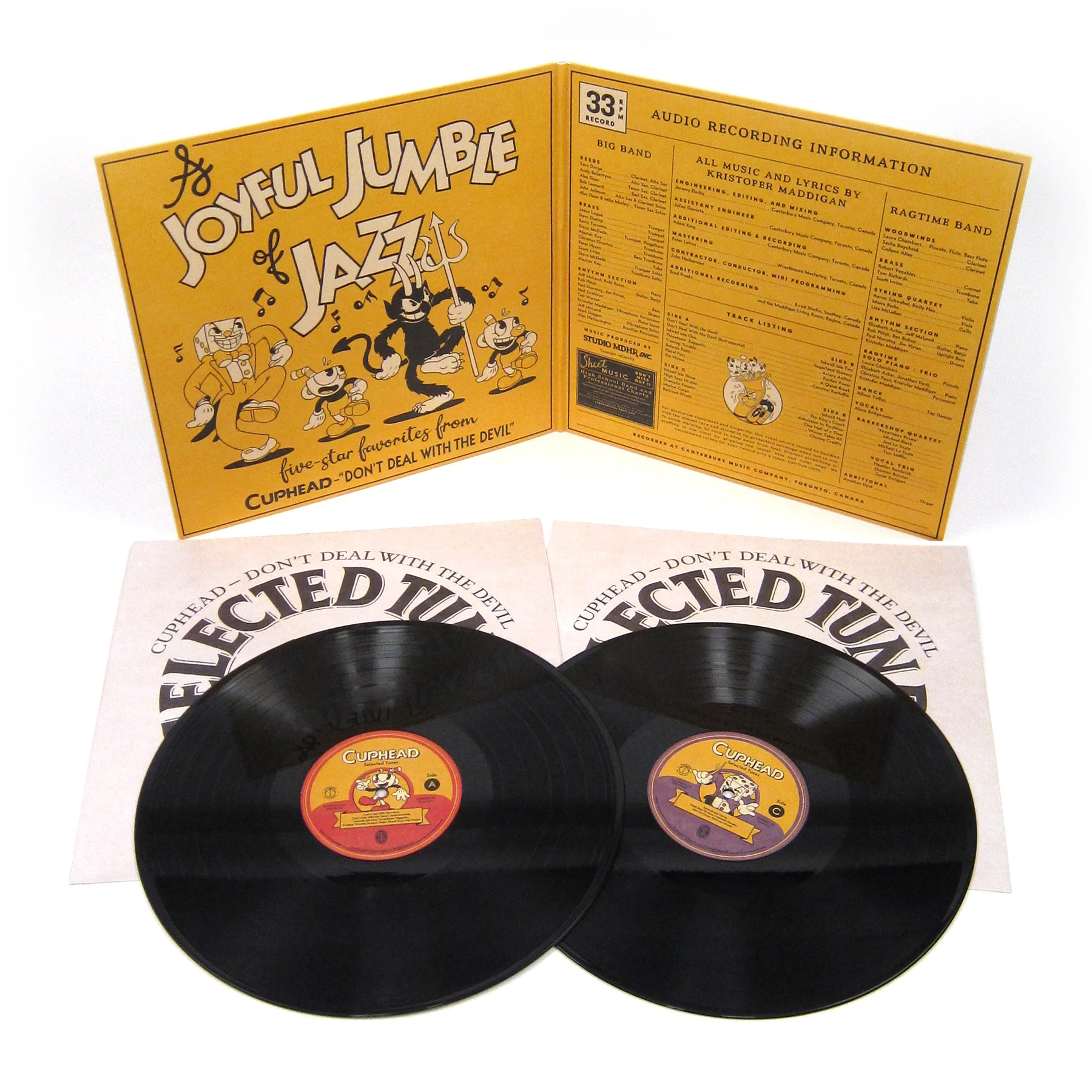 Kristofer Maddigan: Cuphead - Standard Edition Soundtrack (180g) Vinyl 2LP - Image 2