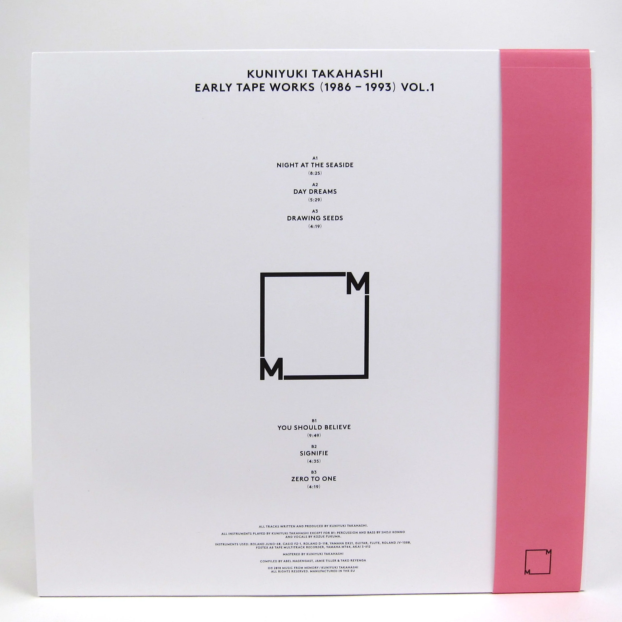 Kuniyuki Takahashi: Early Tape Works (1986-93) Vol.1 Vinyl LP - Image 2