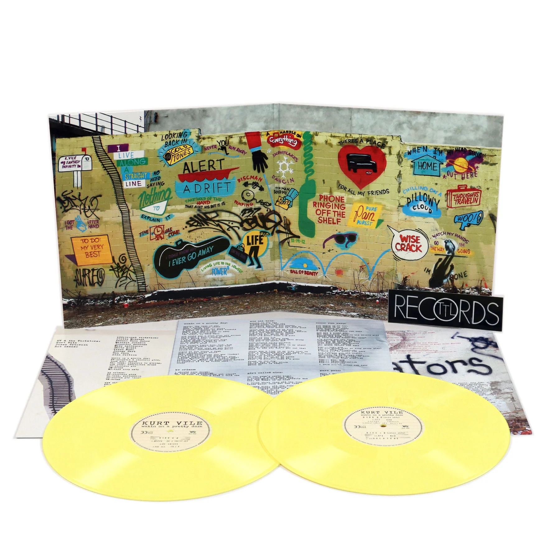 Kurt Vile: Wakin On A Pretty Daze (Yellow Colored Vinyl) Vinyl 2LP - Image 2
