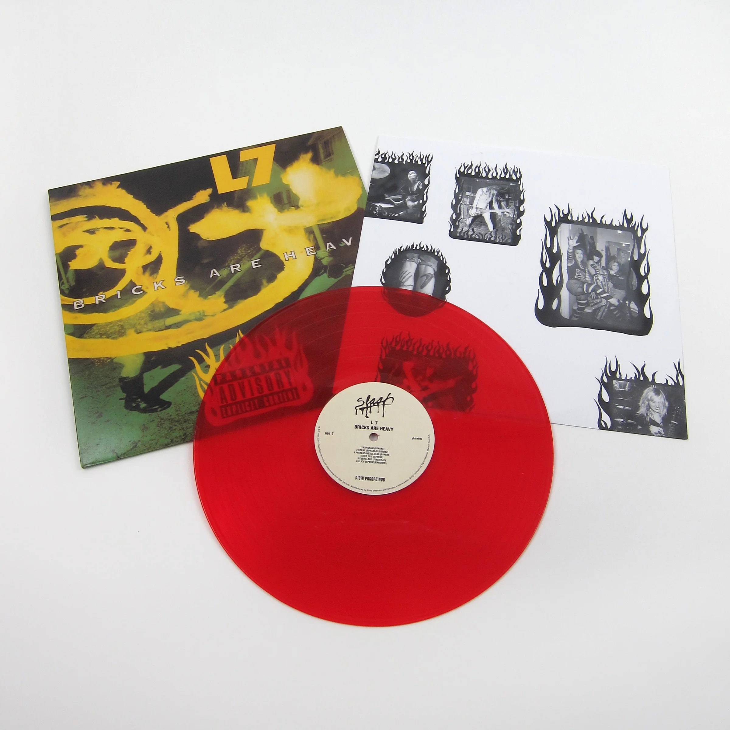 L7: Bricks Are Heavy (Red Colored Vinyl) Vinyl LP - Image 2