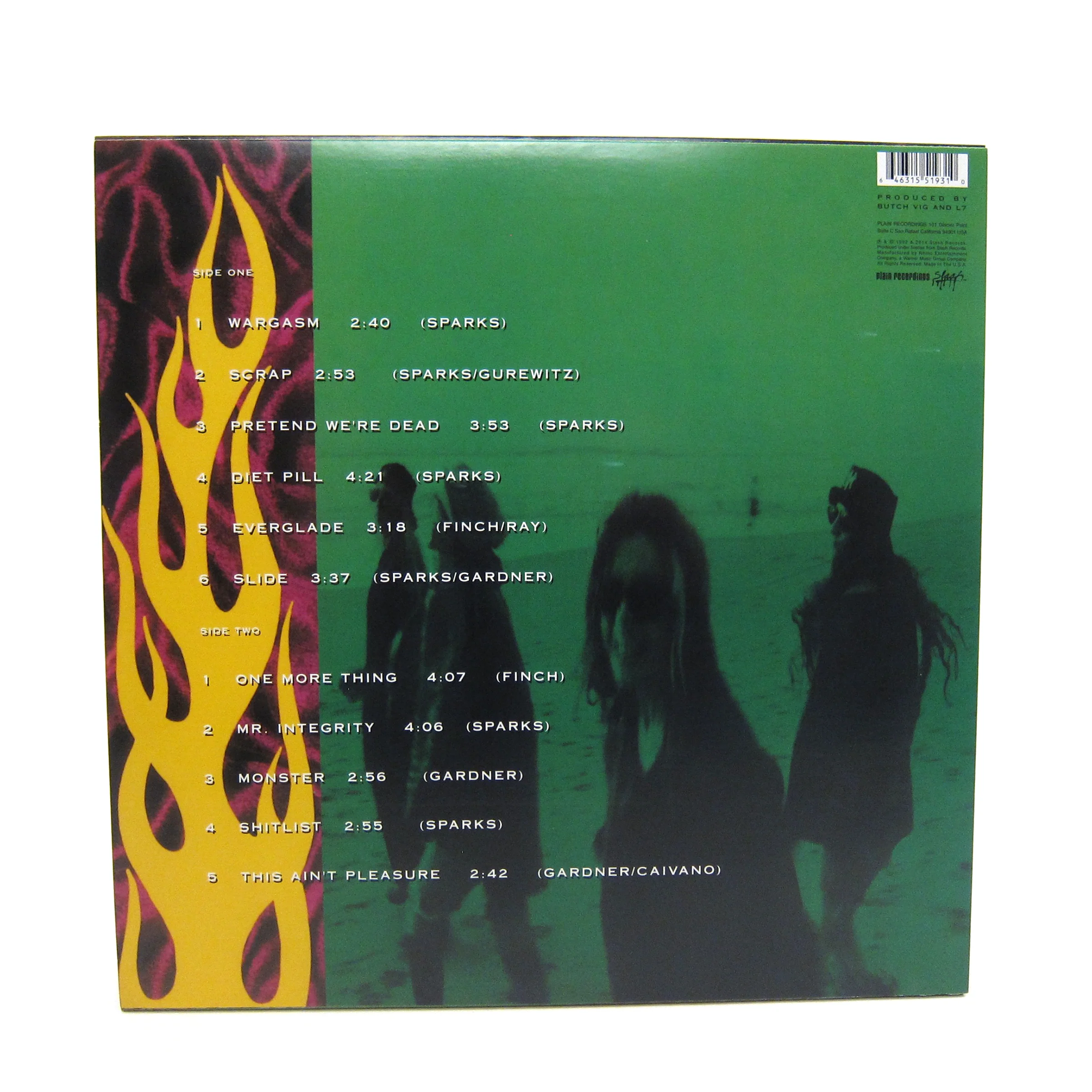 L7: Bricks Are Heavy (Red Colored Vinyl) Vinyl LP - Image 3