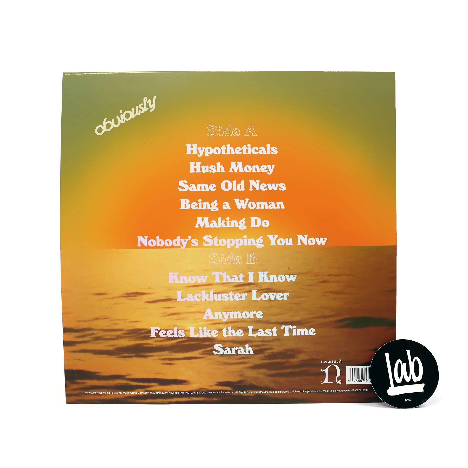 Lake Street Dive: Obviously (Indie Exclusive Colored Vinyl) Vinyl LP - Image 3
