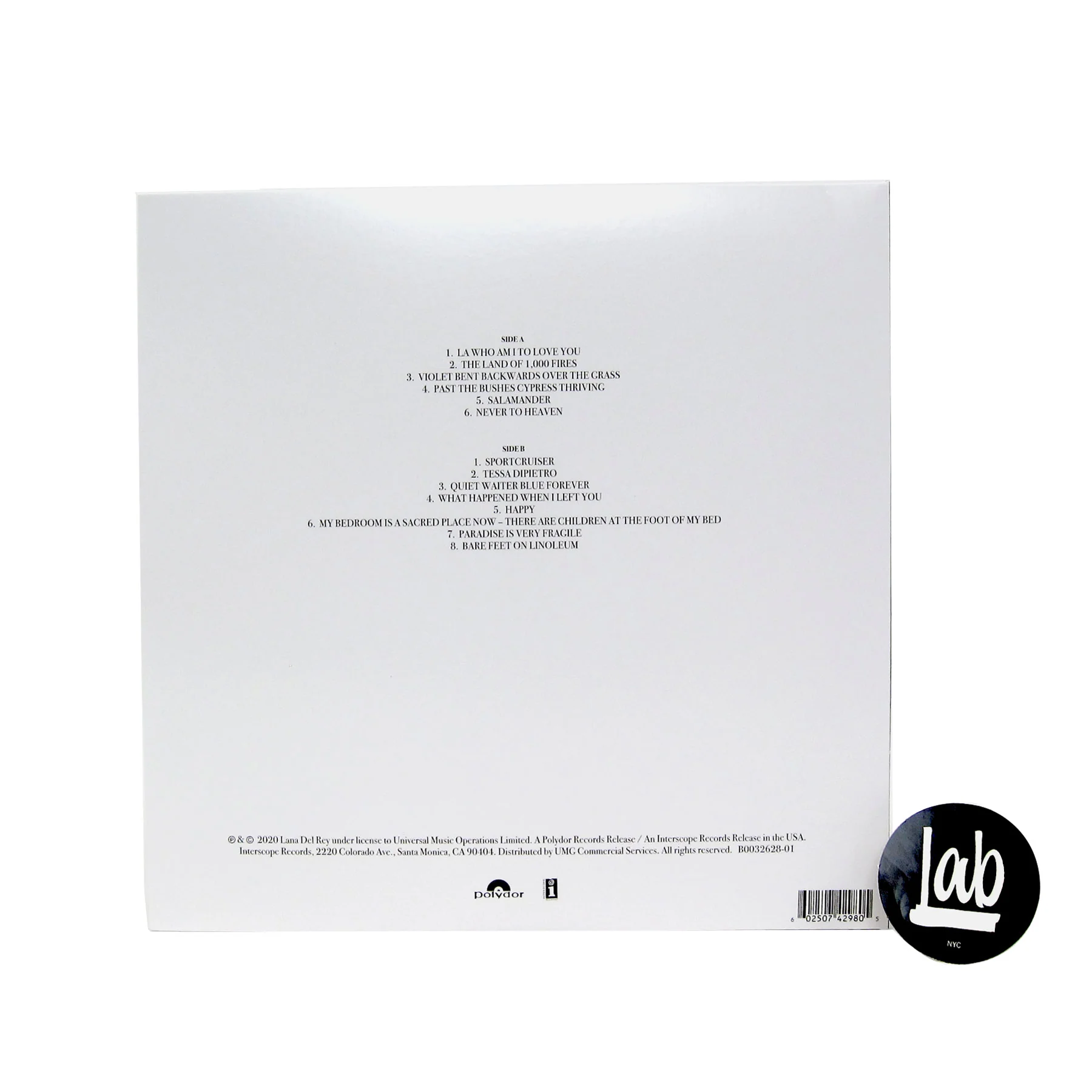 Lana Del Rey: Violet Bent Backwards Over The Grass (180g) Vinyl LP - Image 3
