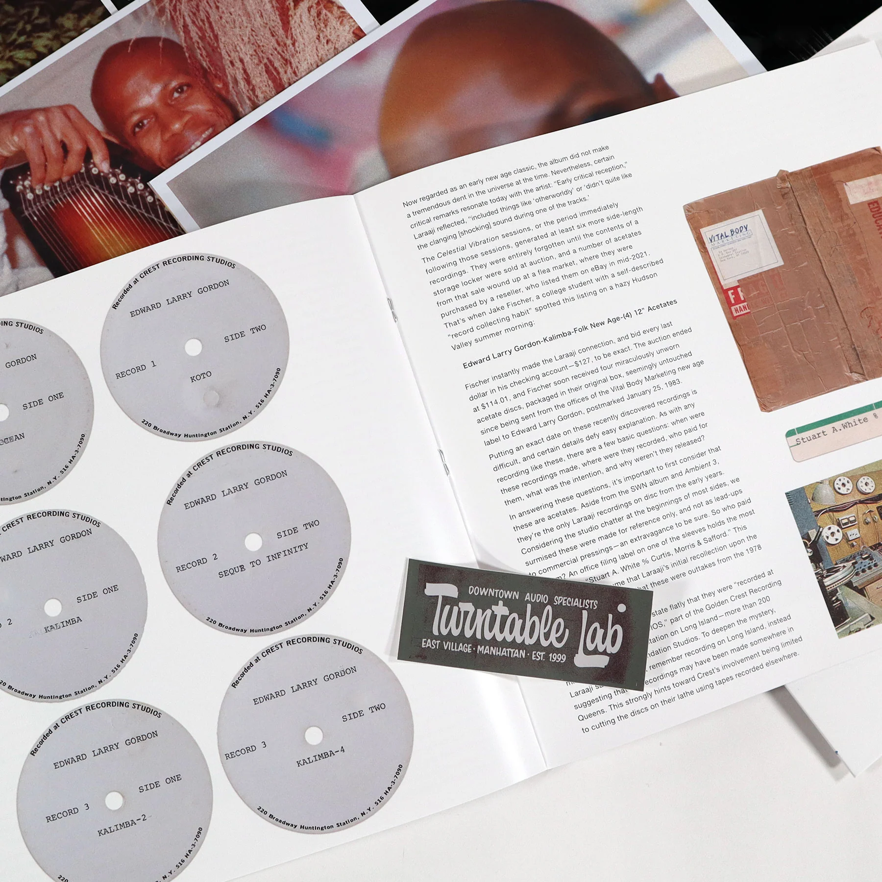 Laraaji: Segue To Infinity Vinyl (Celestial Vibration) 4LP Boxset - Image 3