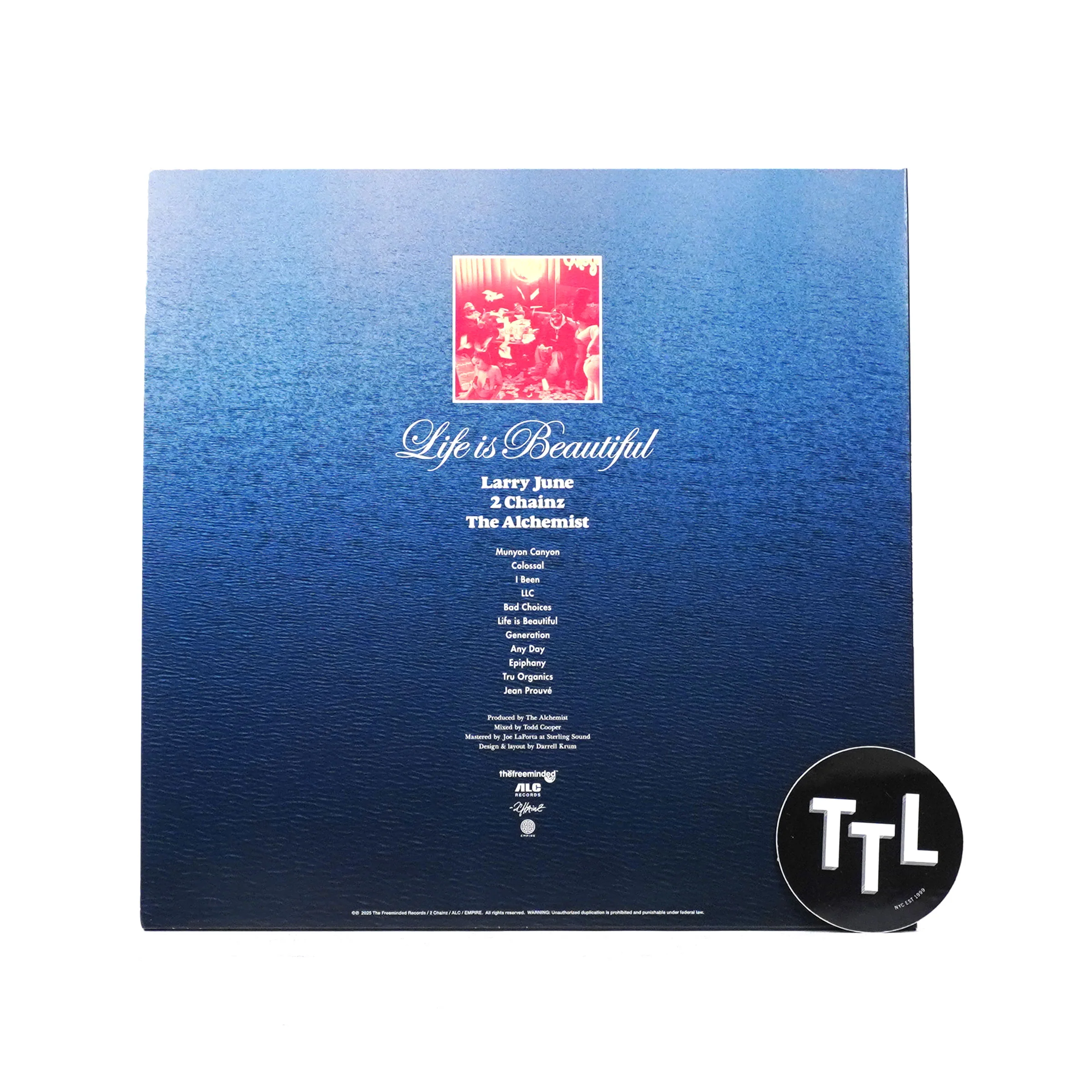 Larry June, 2 Chainz & The Alchemist: Life Is Beautiful Vinyl LP - Image 3