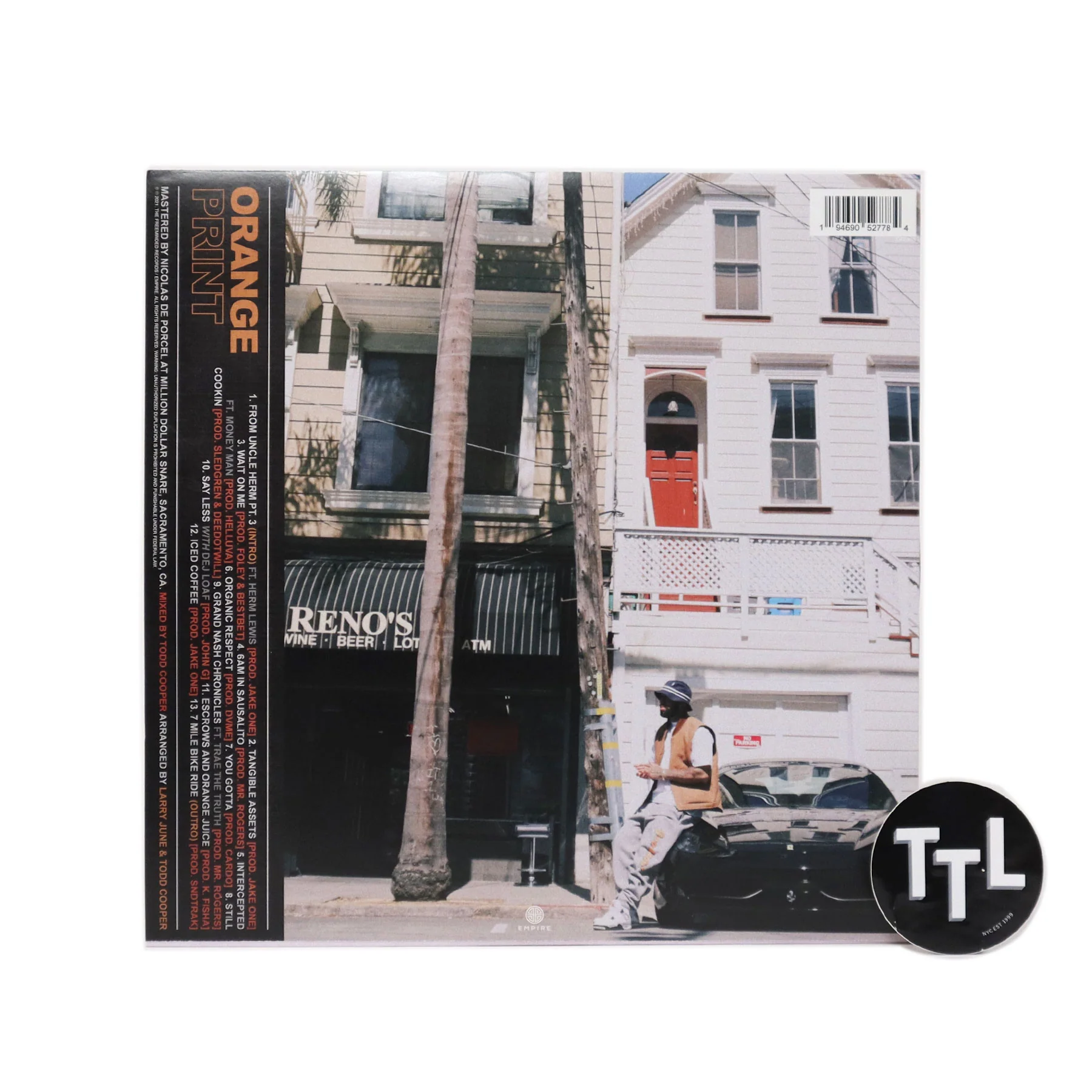 Larry June: Orange Print (Colored Vinyl) Vinyl LP - Image 3