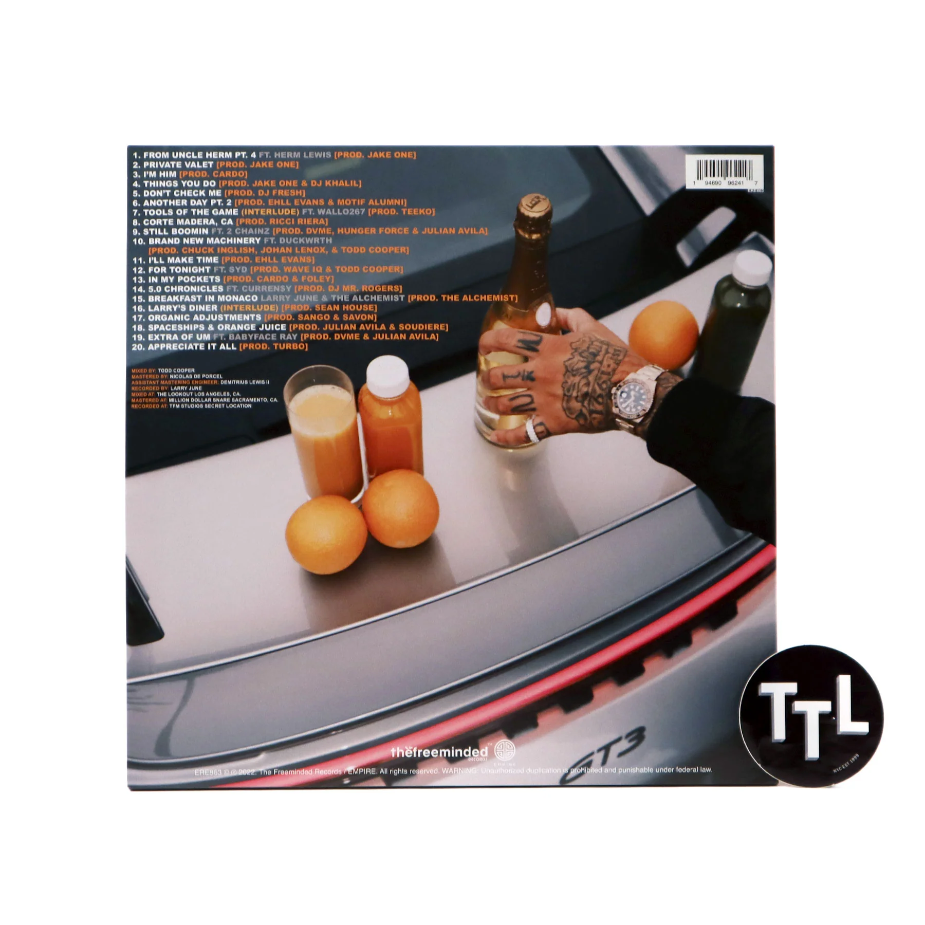 Larry June: Spaceships On The Blade (Colored Vinyl) Vinyl 2LP - Image 3