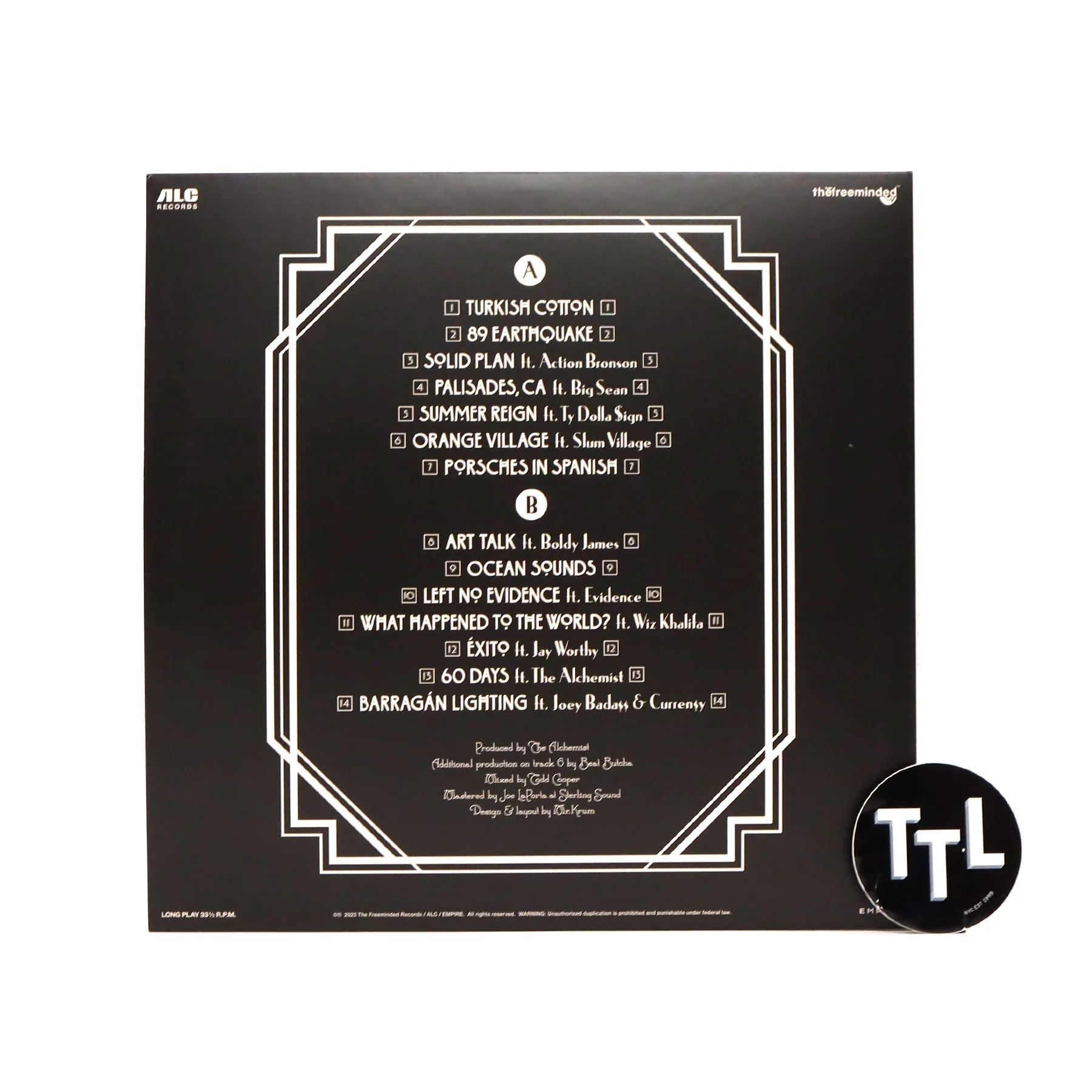 Larry June & Alchemist: The Great Escape Vinyl LP - Image 3