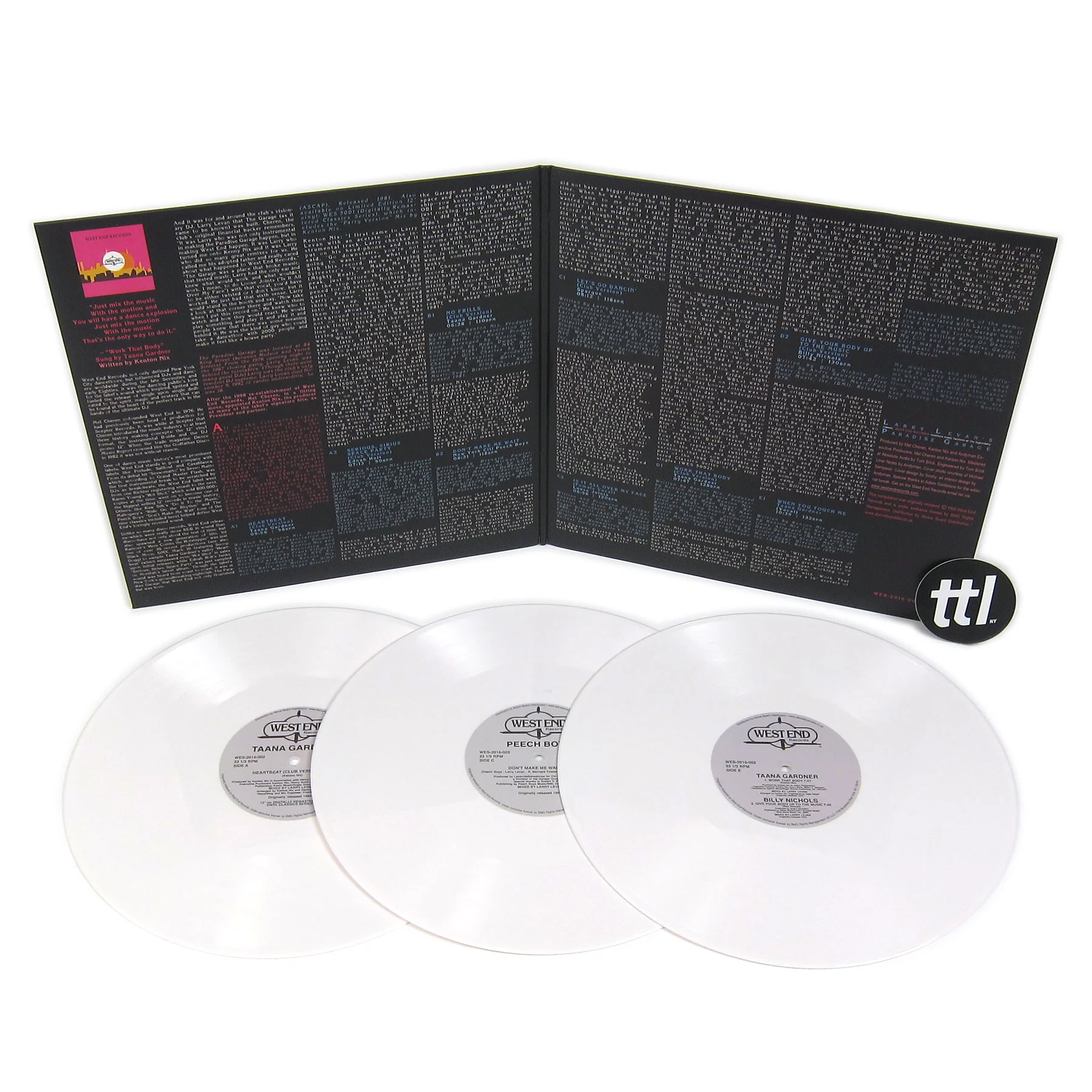 Larry Levan: Paradise Garage - West End Remixes (Colored Vinyl) Vinyl 3LP - Image 2