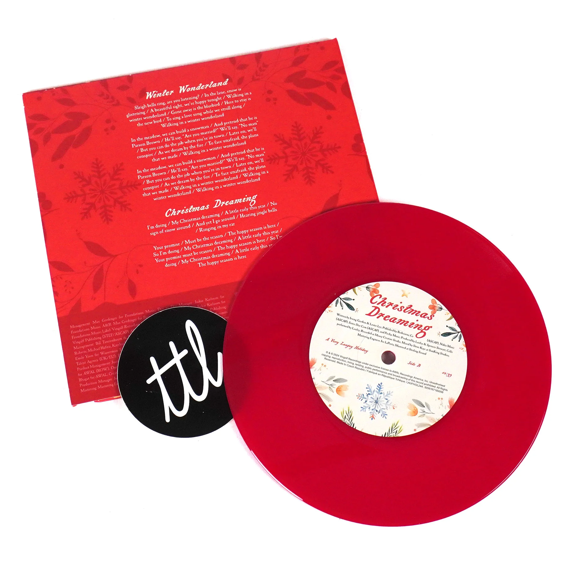 Laufey: A Very Laufey Holiday - The Winter Wonderland Edition (Colored Vinyl) Vinyl 7" - Image 2