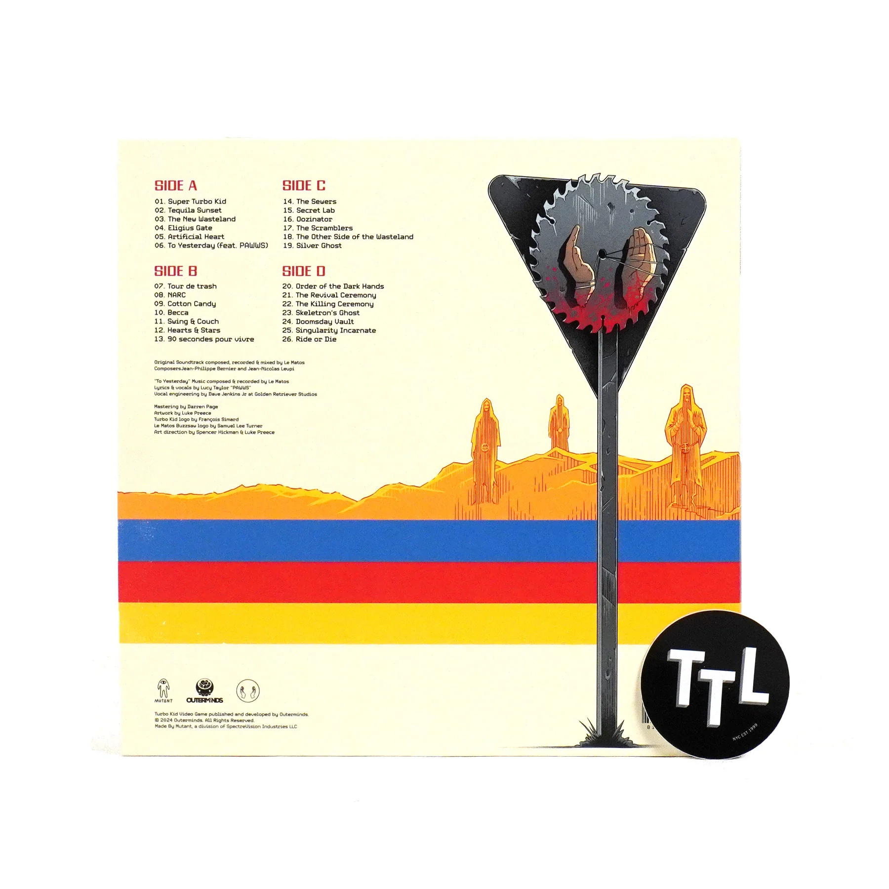 Le Matos: Turbo Kid Game Soundtrack (Eco Colored Vinyl) Vinyl 2LP - Image 3
