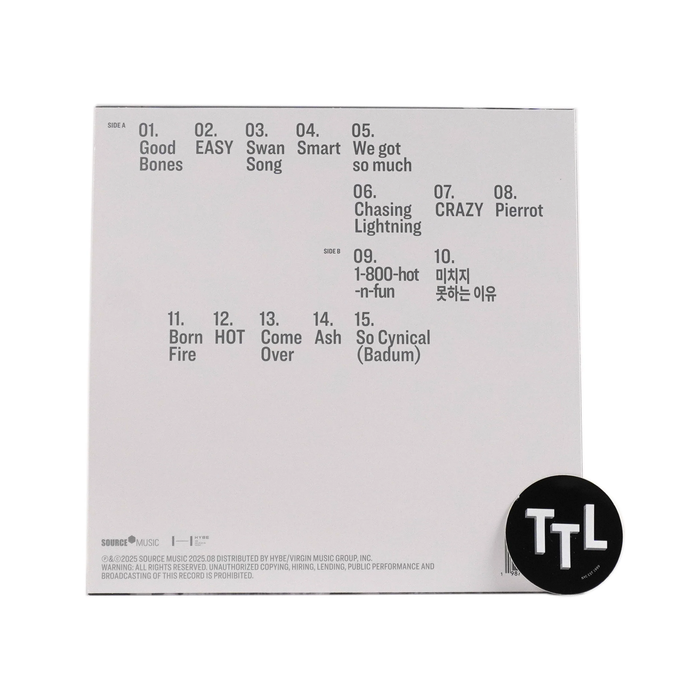LE SSERAFIM: EASY-CRAZY-HOT (Indie Exclusive Colored Vinyl) Vinyl LP - Image 4