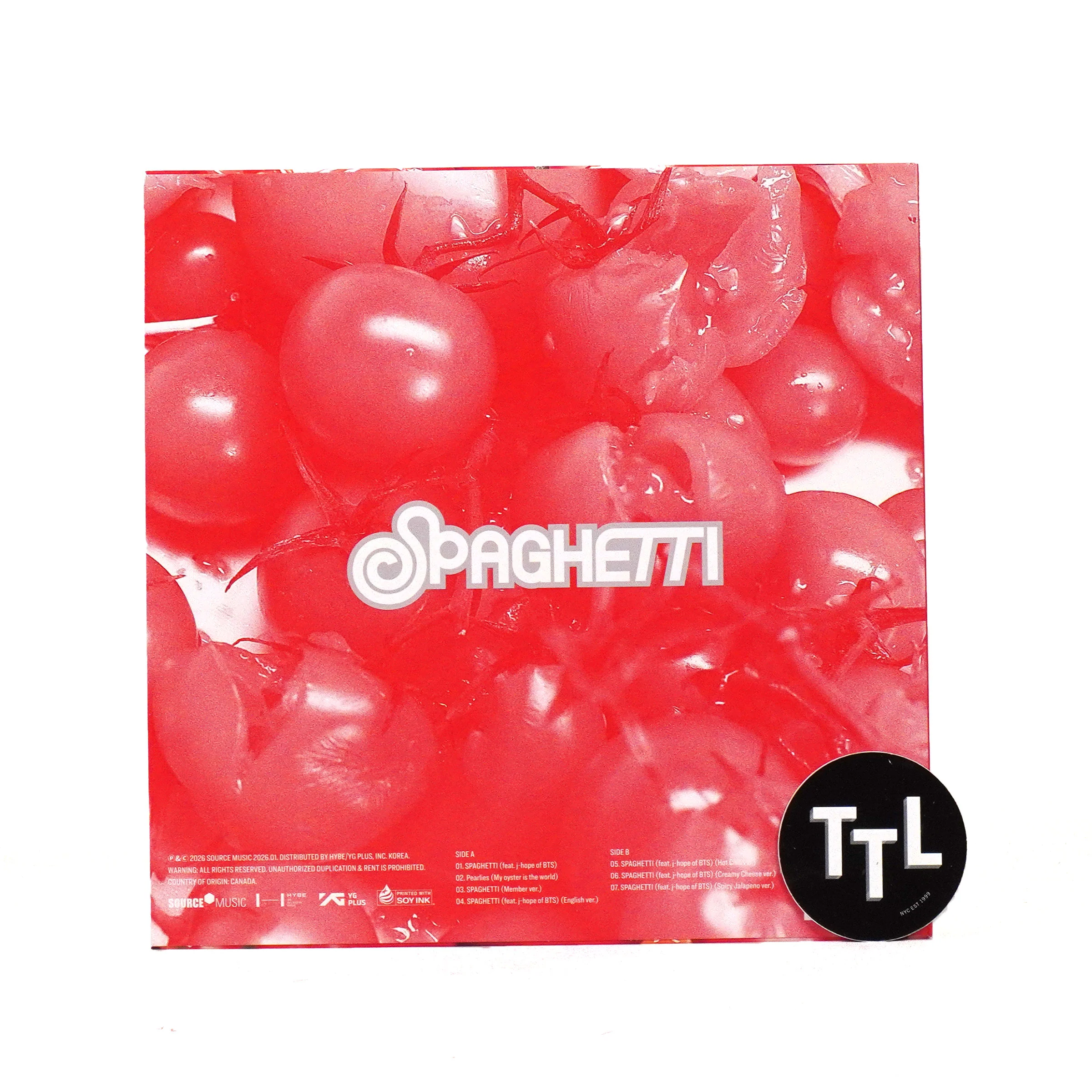 LE SSERAFIM: SPAGHETTI (Indie Exclusive Red Colored Vinyl) Vinyl 12" - Image 4
