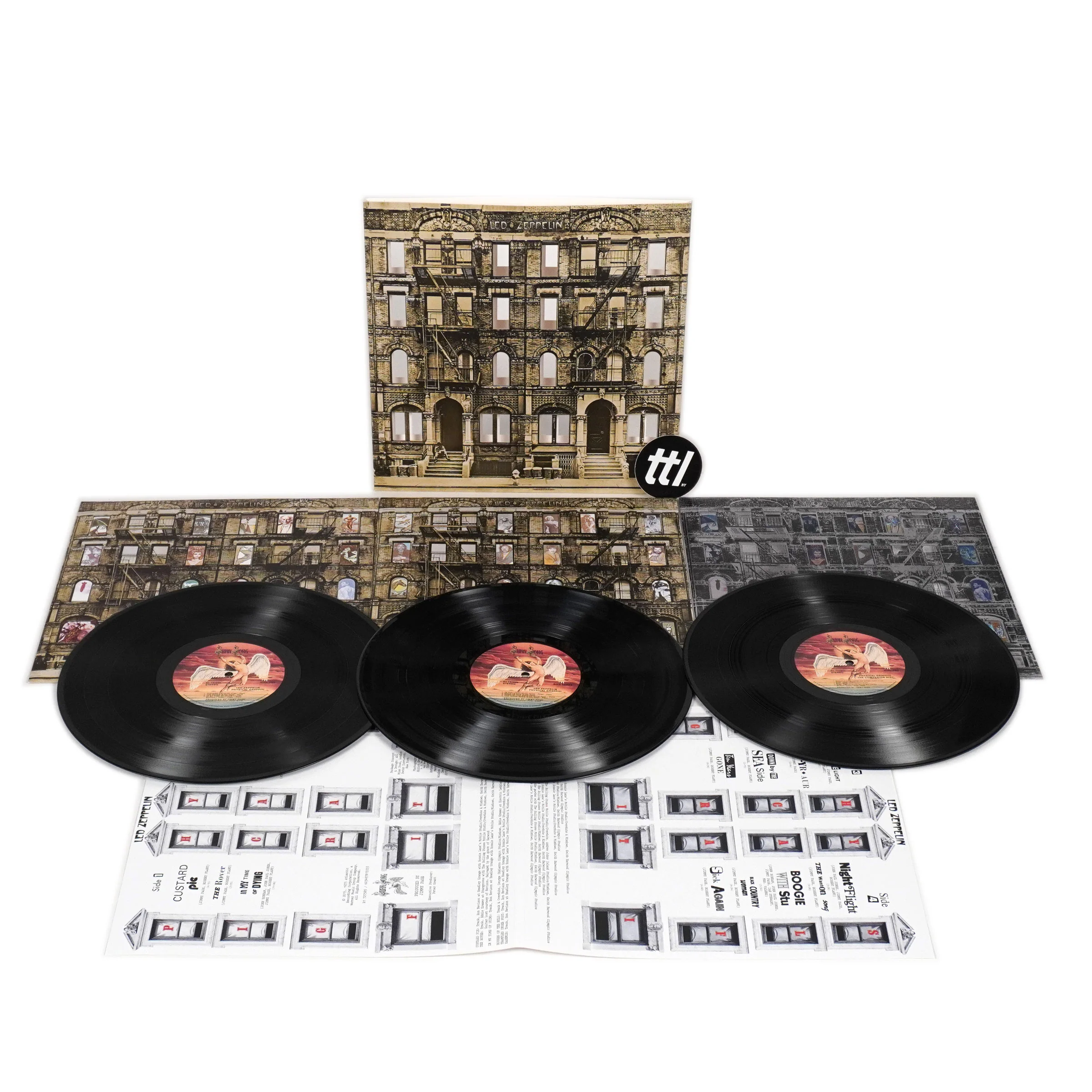 Led Zeppelin: Physical Graffiti - 50th Anniversary Deluxe Edition (180g) Vinyl 3LP - Image 2