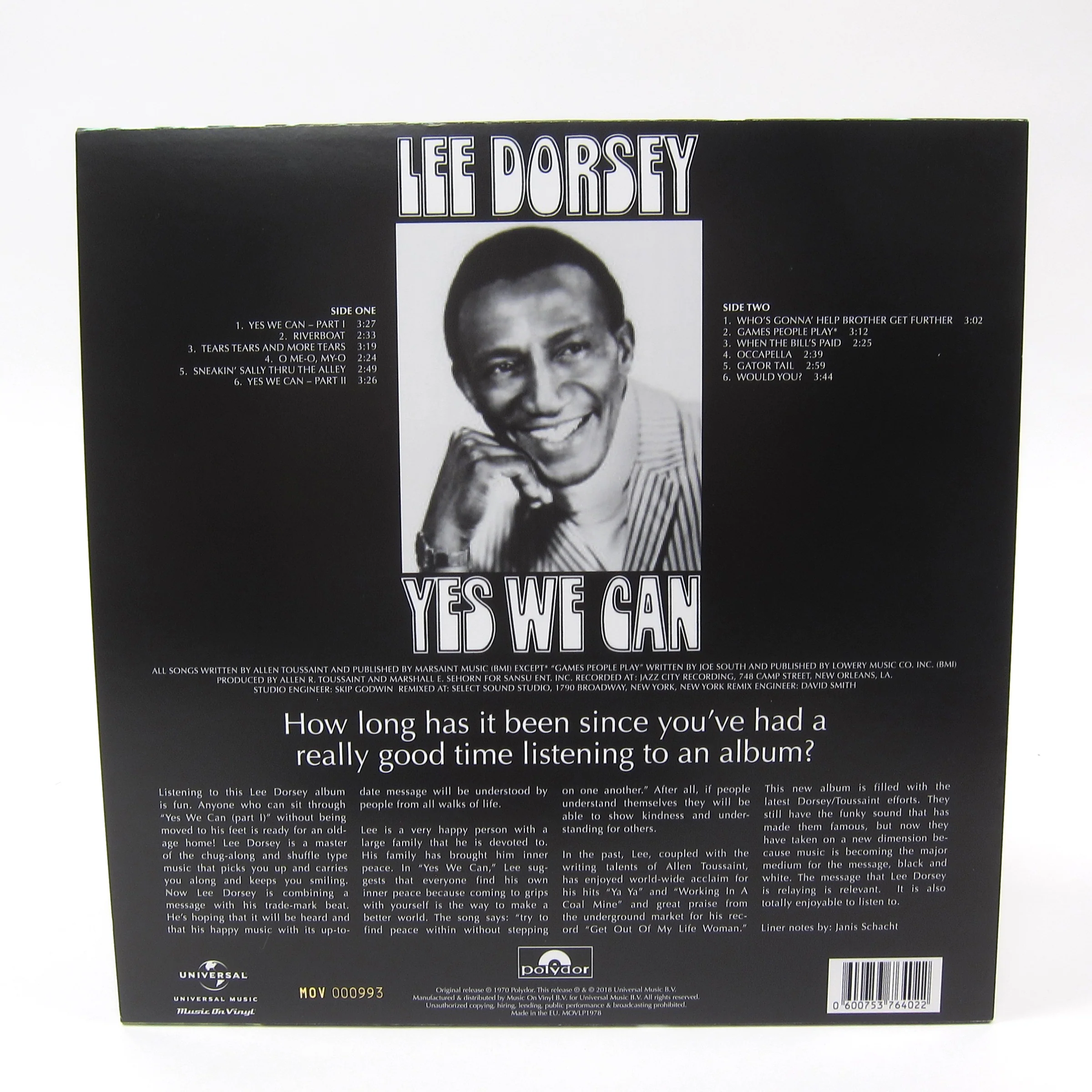 Lee Dorsey: Yes We Can (Music On Vinyl 180g, Colored Vinyl) Vinyl LP - Image 3