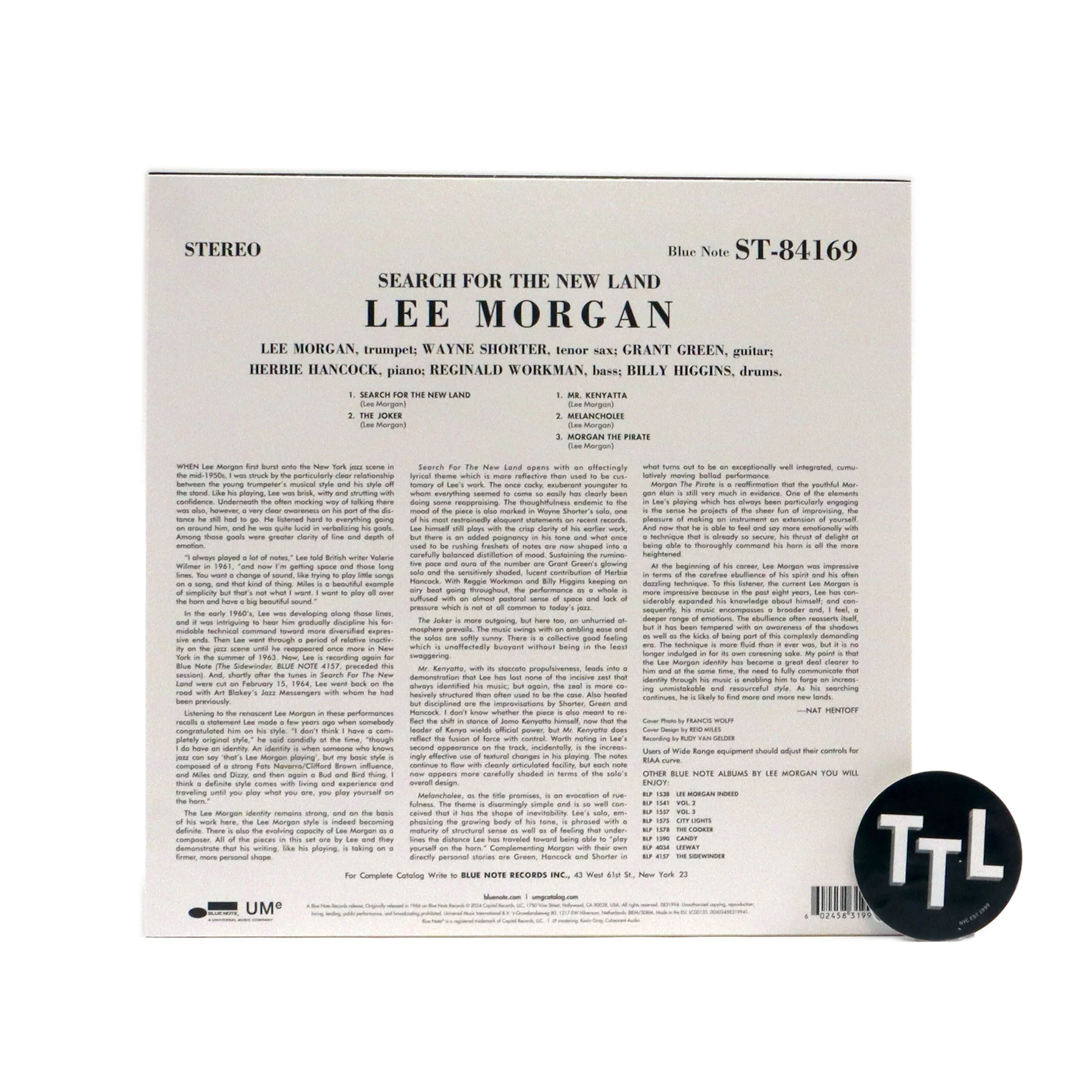 Lee Morgan: Search For The New Land (180g) Vinyl LP - Image 2