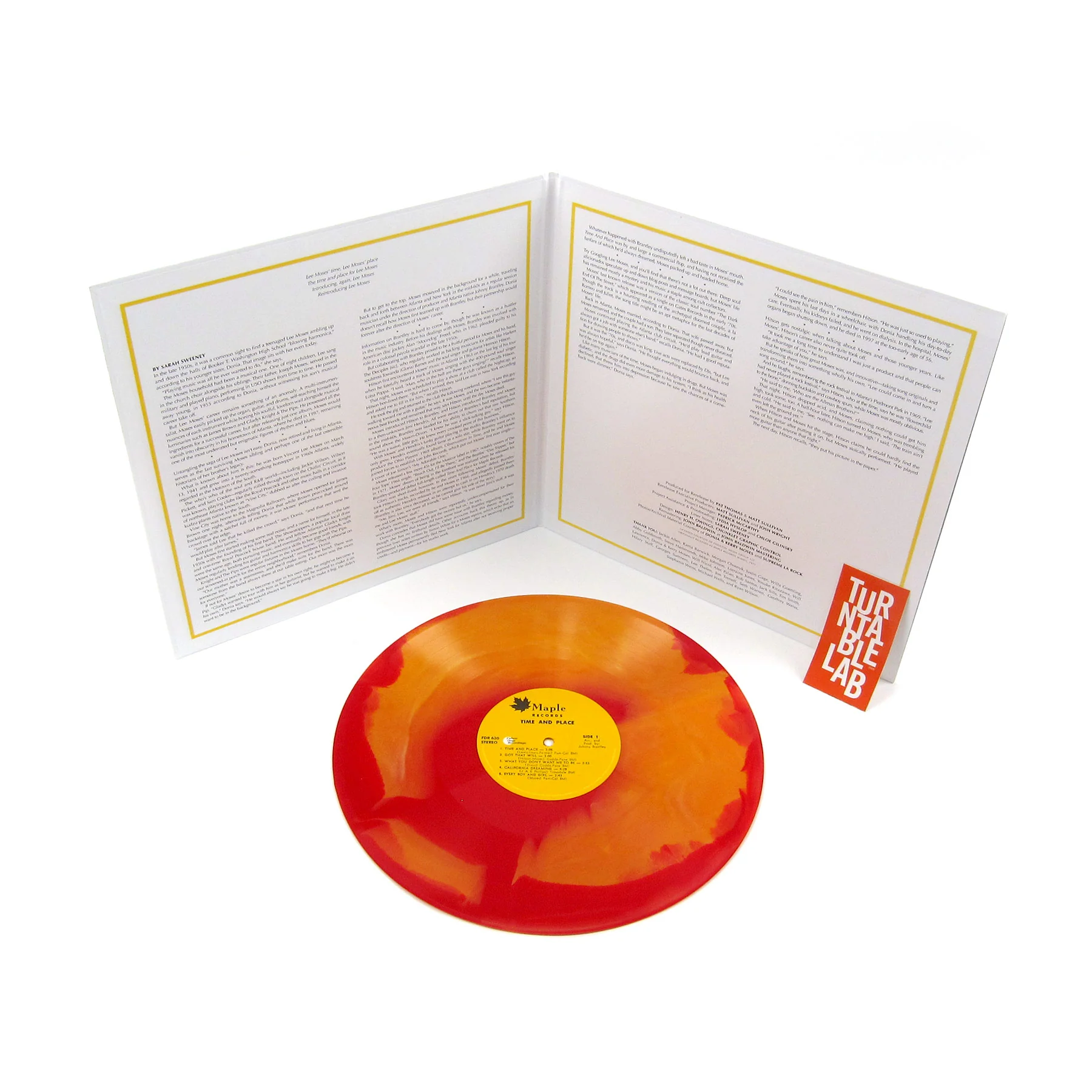 Lee Moses: Time And Place (Colored Vinyl) Vinyl LP - Image 2
