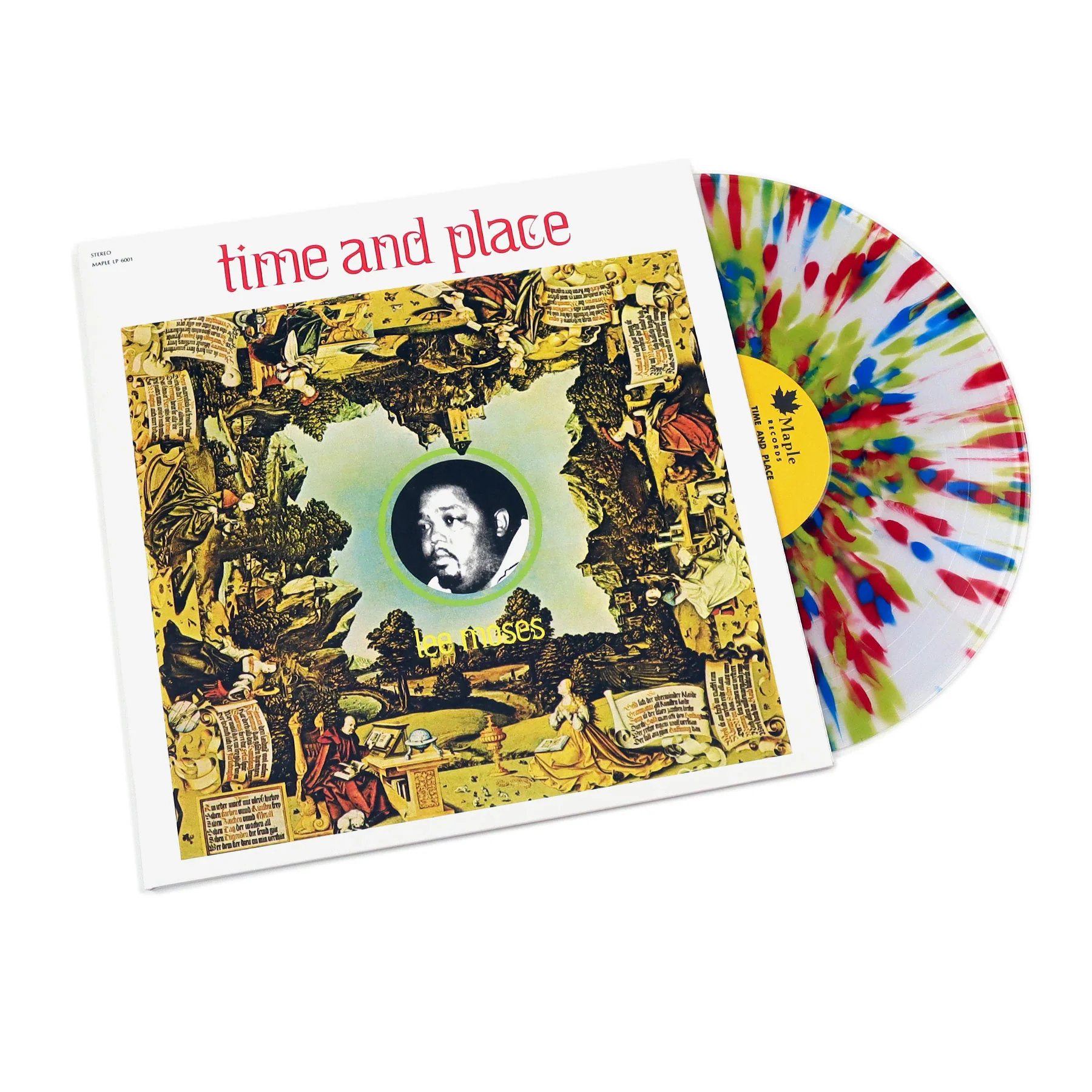 Lee Moses: Time and Place (Psych Splatter Colored Vinyl) Vinyl LP