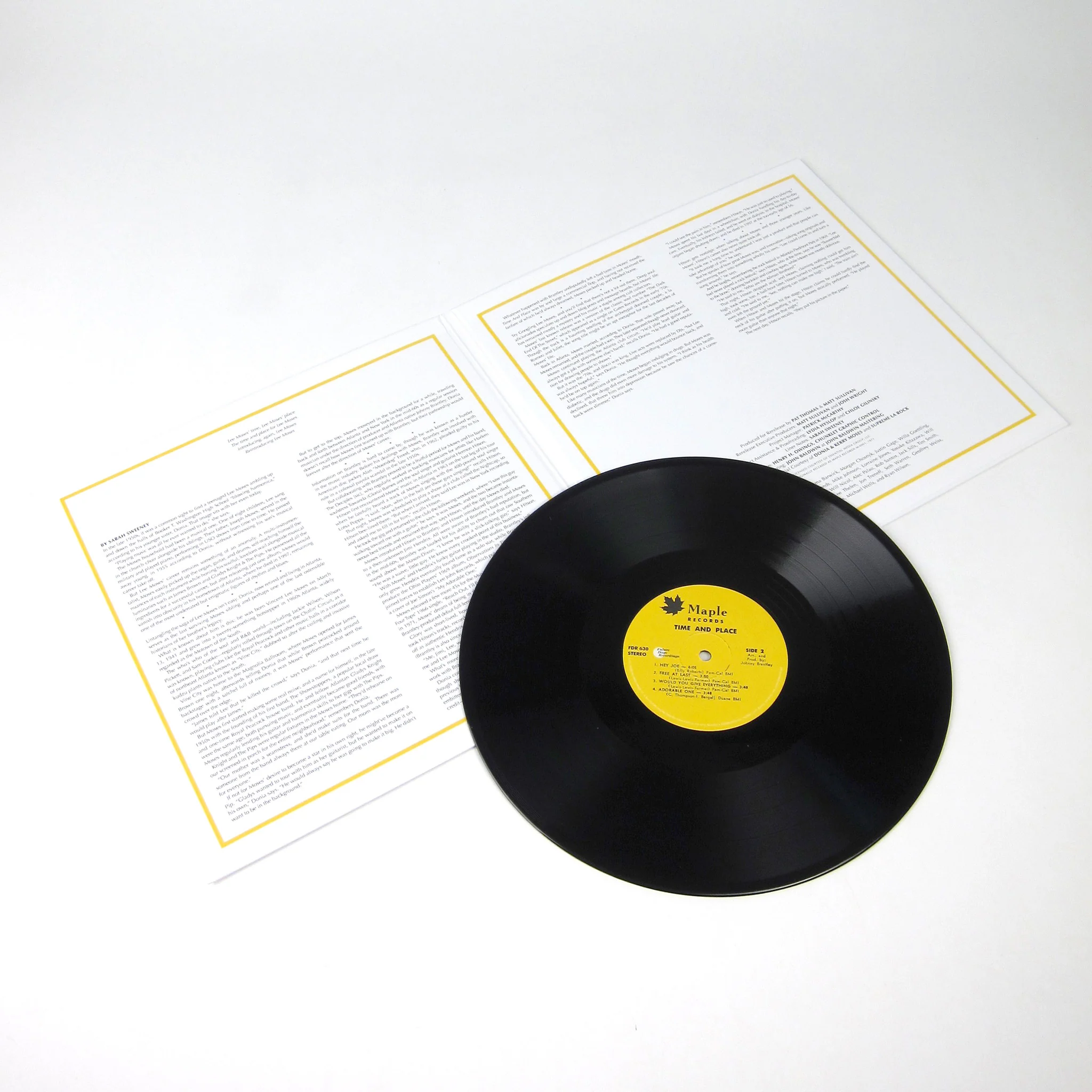 Lee Moses: Time And Place Vinyl LP - Image 2