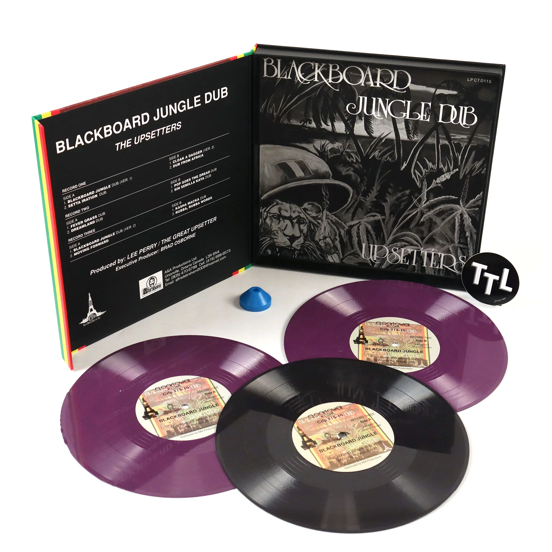 The Upsetters: Blackboard Jungle Dub (Lee Perry, King Tubby) Vinyl 3x10" Boxset - Image 2