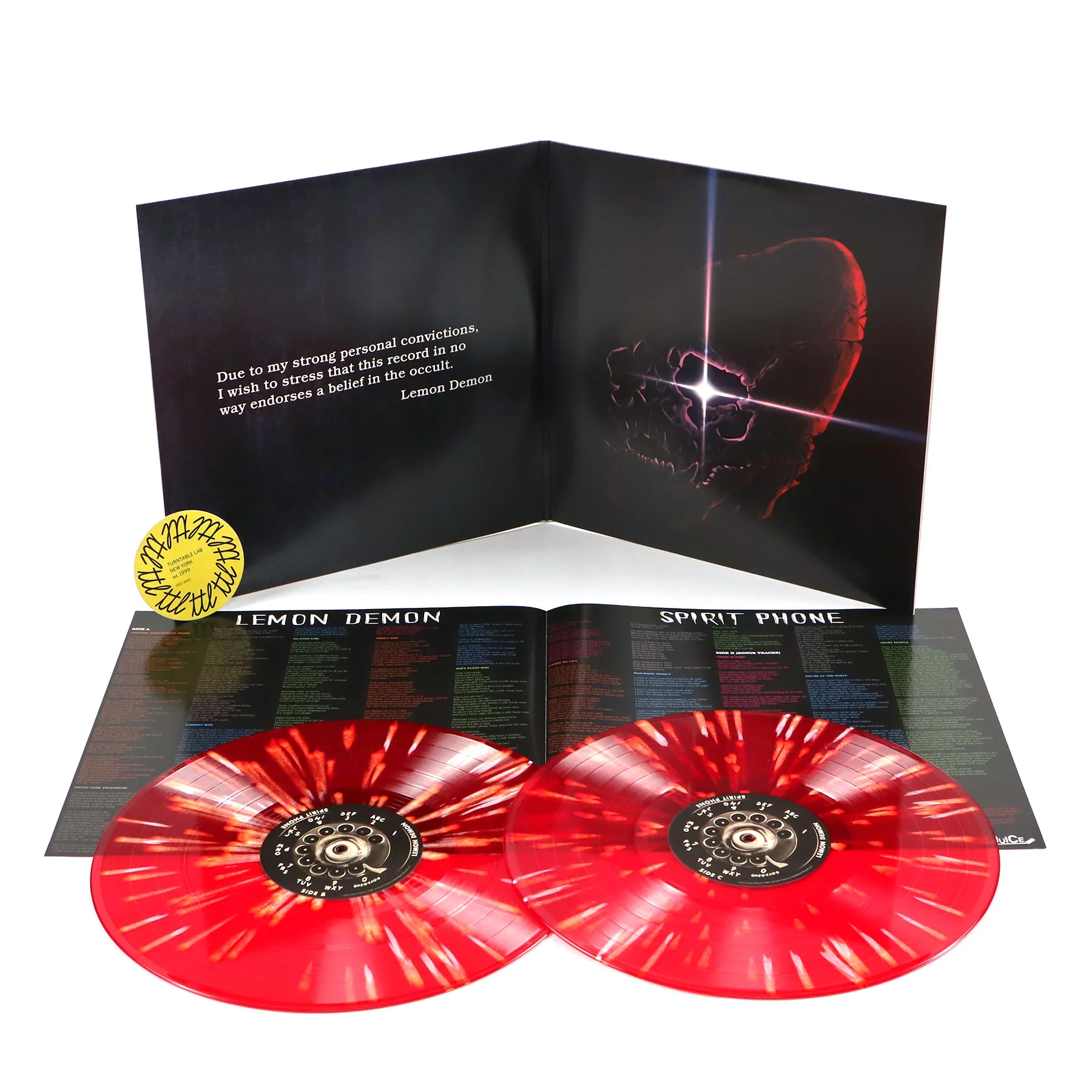 Lemon Demon: Spirit Phone (180g, Red & White Colored Vinyl) Vinyl 2LP - Image 2