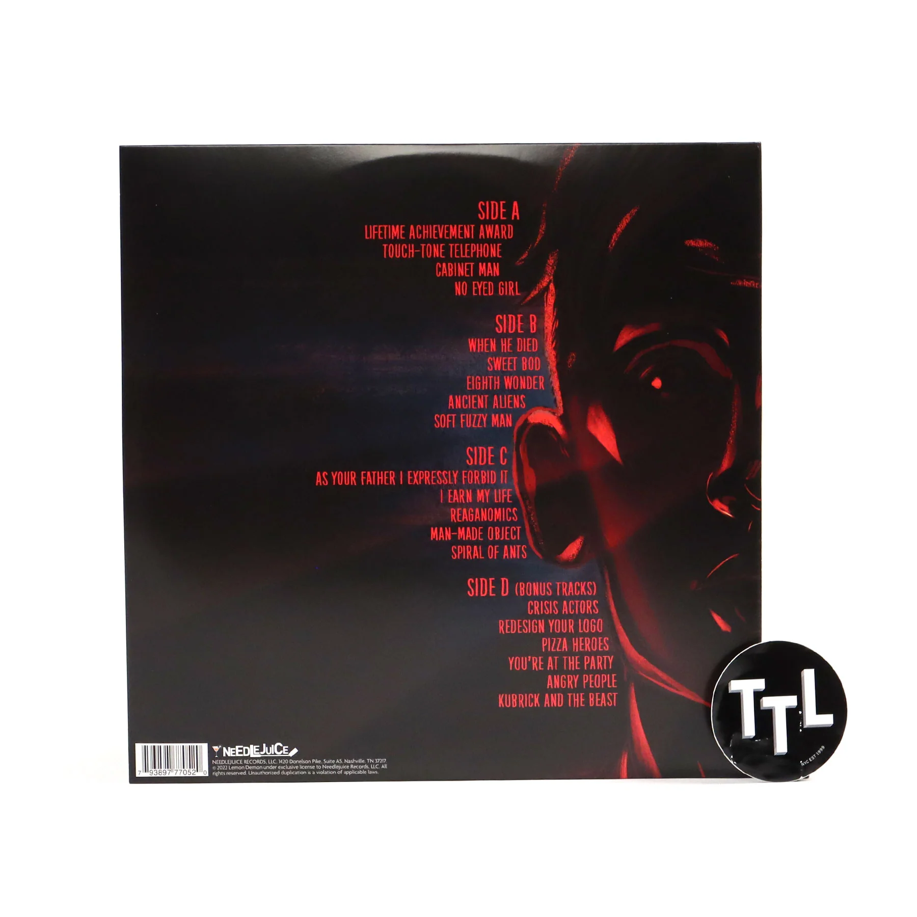 Lemon Demon: Spirit Phone (180g, Red & White Colored Vinyl) Vinyl 2LP - Image 3