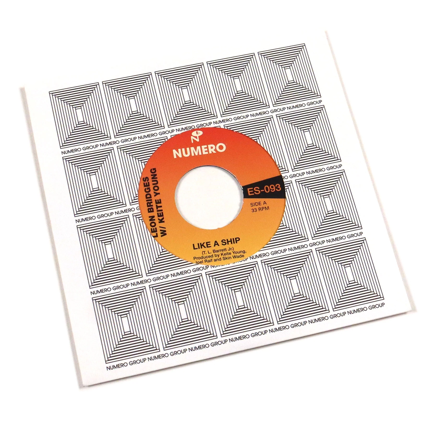 Leon Bridges / Pastor T.L. Barrett: Like A Ship (Colored Vinyl) Vinyl 7" - Image 2