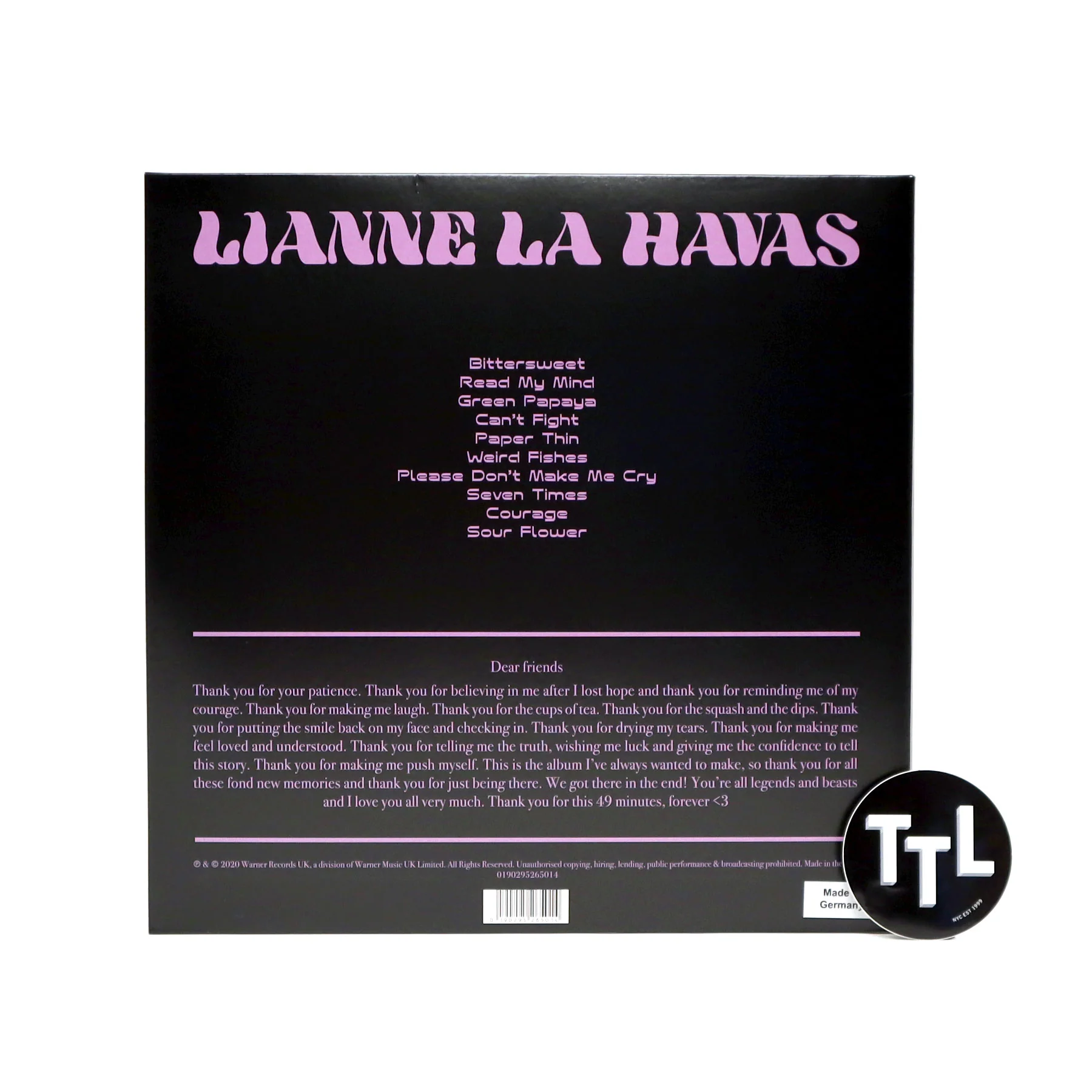 Lianne La Havas: Lianne La Havas Vinyl LP - Image 3