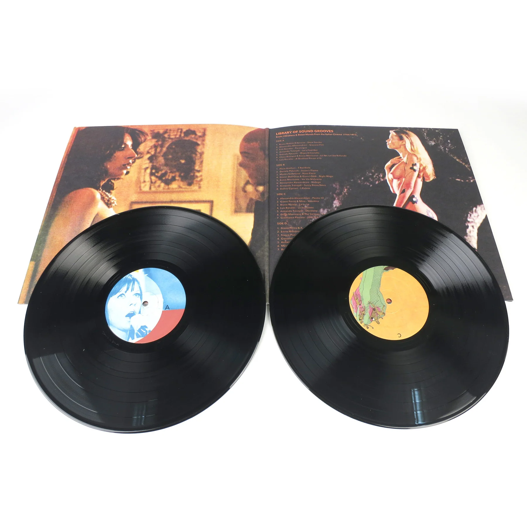 Library of Sound Grooves: Erotic Vibrations & Bossa Moods From The Italian Cinema (1966-1973) Vinyl 2LP - Image 2