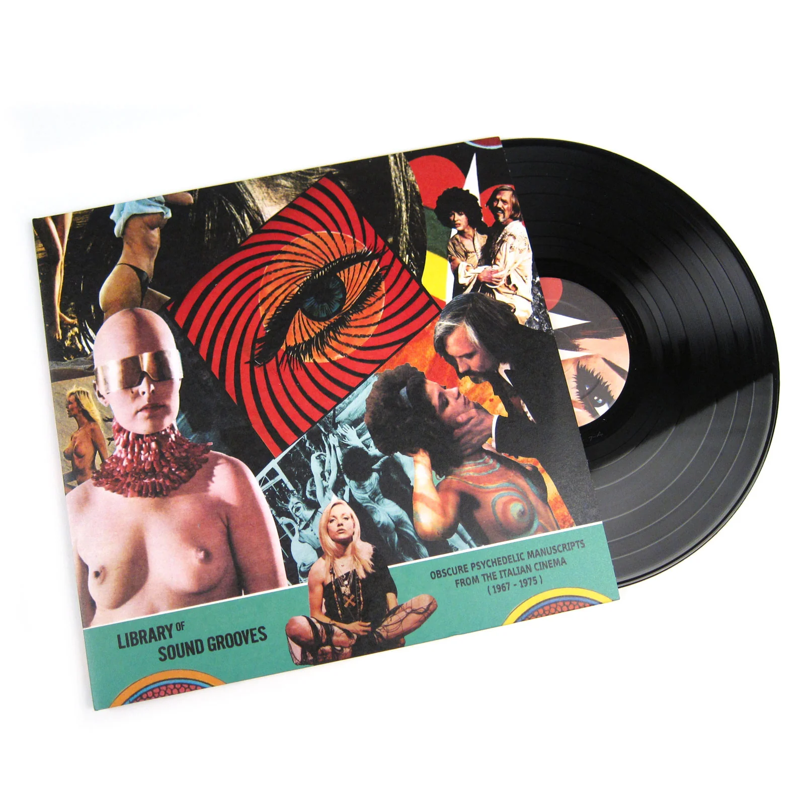 Library of Sound Grooves: Obscure Psychedelic Manuscripts from the Italian Cinema (1967-1975) Vinyl 2LP