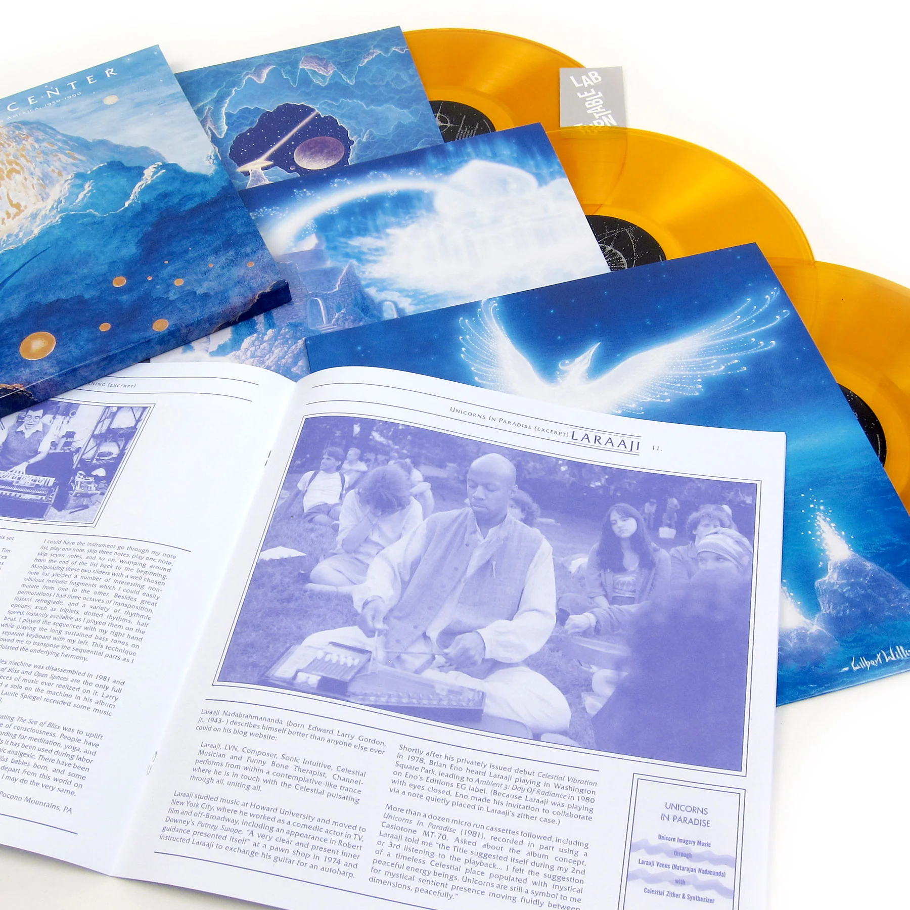 Light In The Attic: I Am The Center - Private Issue New Age Music In America, 1950-90 (Yellow Colored Vinyl) Vinyl 3LP Boxset - Image 4