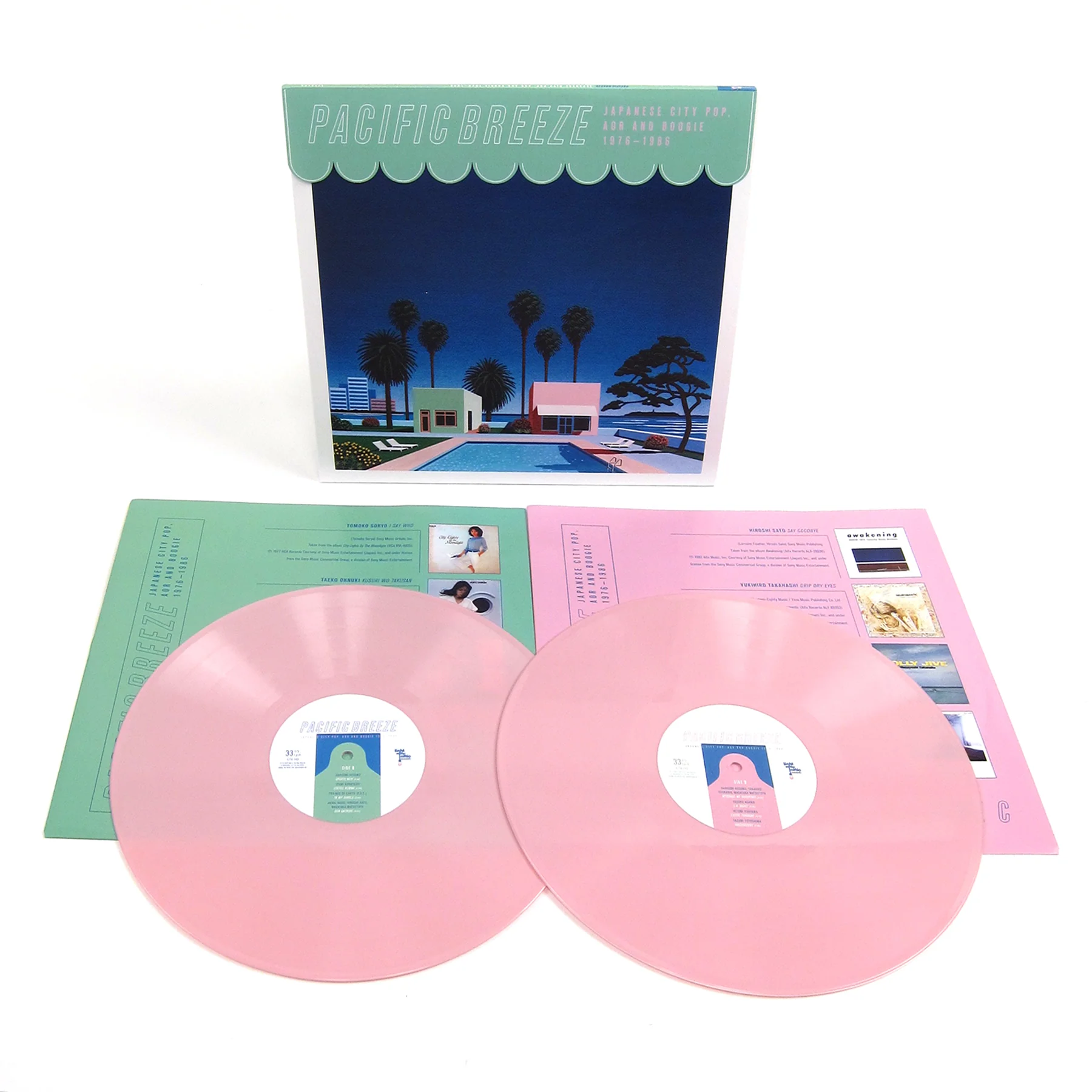 Light In The Attic: Pacific Breeze Vol.1 - Japanese City Pop, AOR & Boogie 1976-1986 (Pink Colored Vinyl) Vinyl 2LP - Image 2