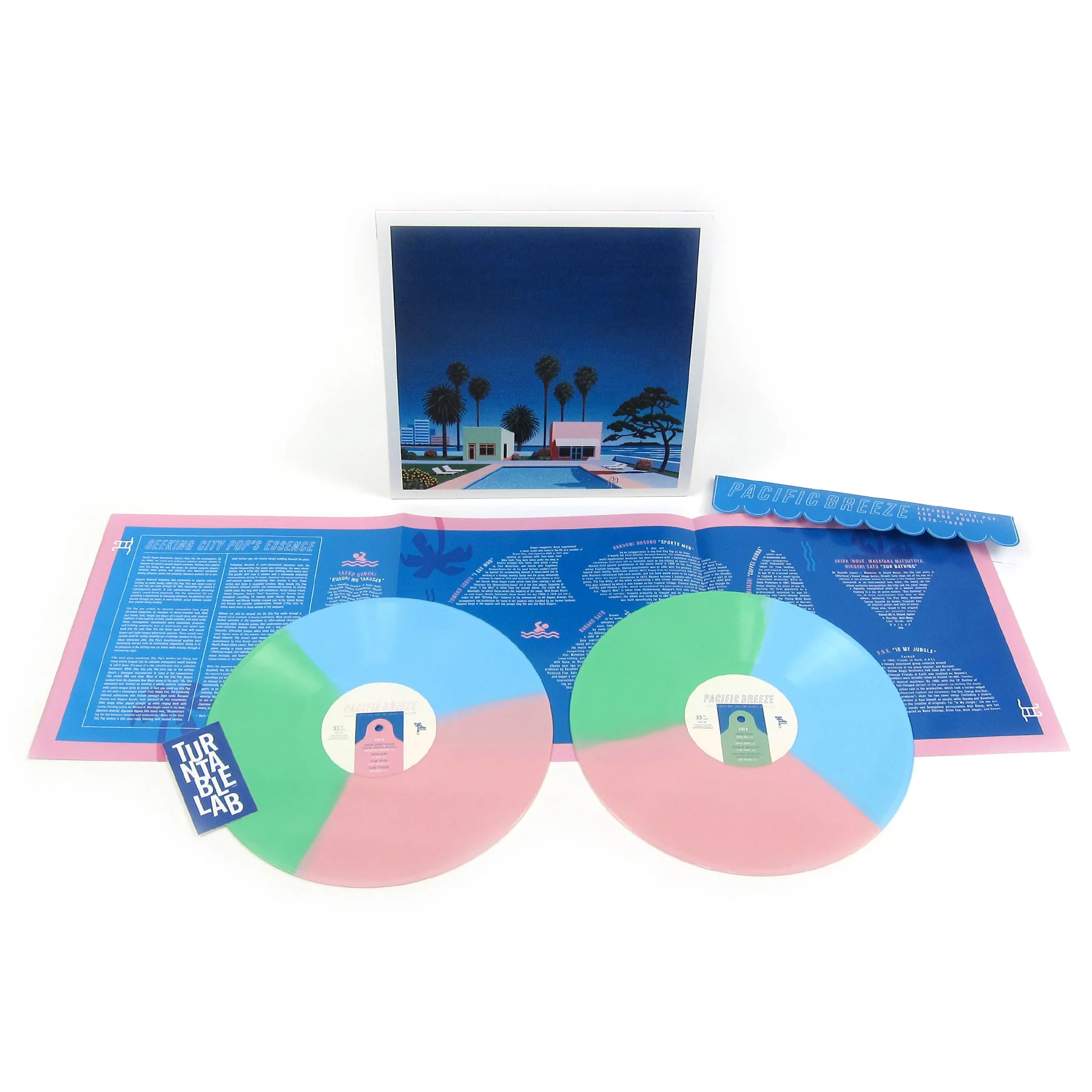 Light In the Attic: Pacific Breeze Vol.1 - Japanese City Pop, AOR & Boogie 1976-1986 (Summer Fun Colored Vinyl) Vinyl 2LP - Image 2
