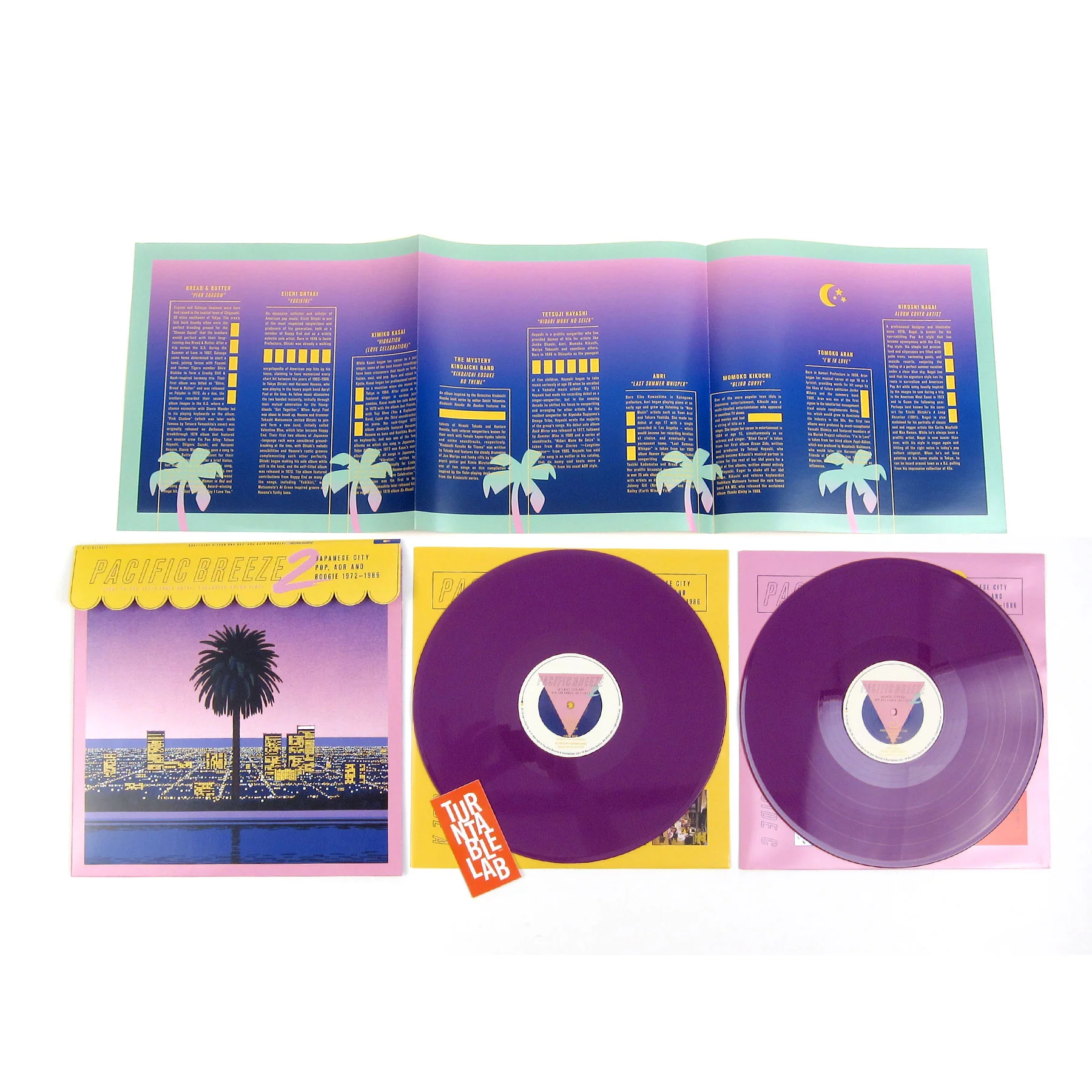 Light In The Attic: Pacific Breeze Vol.2 - Japanese City Pop, AOR & Boogie 1972-1986 (Violet Sky Colored Vinyl) Vinyl 2LP - Image 2
