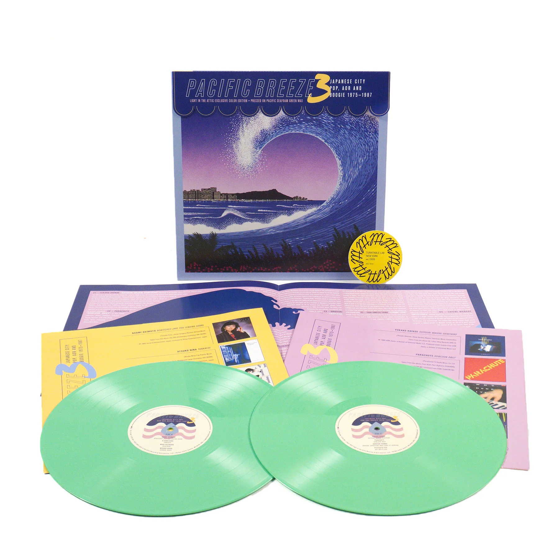 Light In The Attic: Pacific Breeze Vol.3 - Japanese City Pop, AOR & Boogie 1975-87 (Green Colored Vinyl) Vinyl 2LP - Image 2