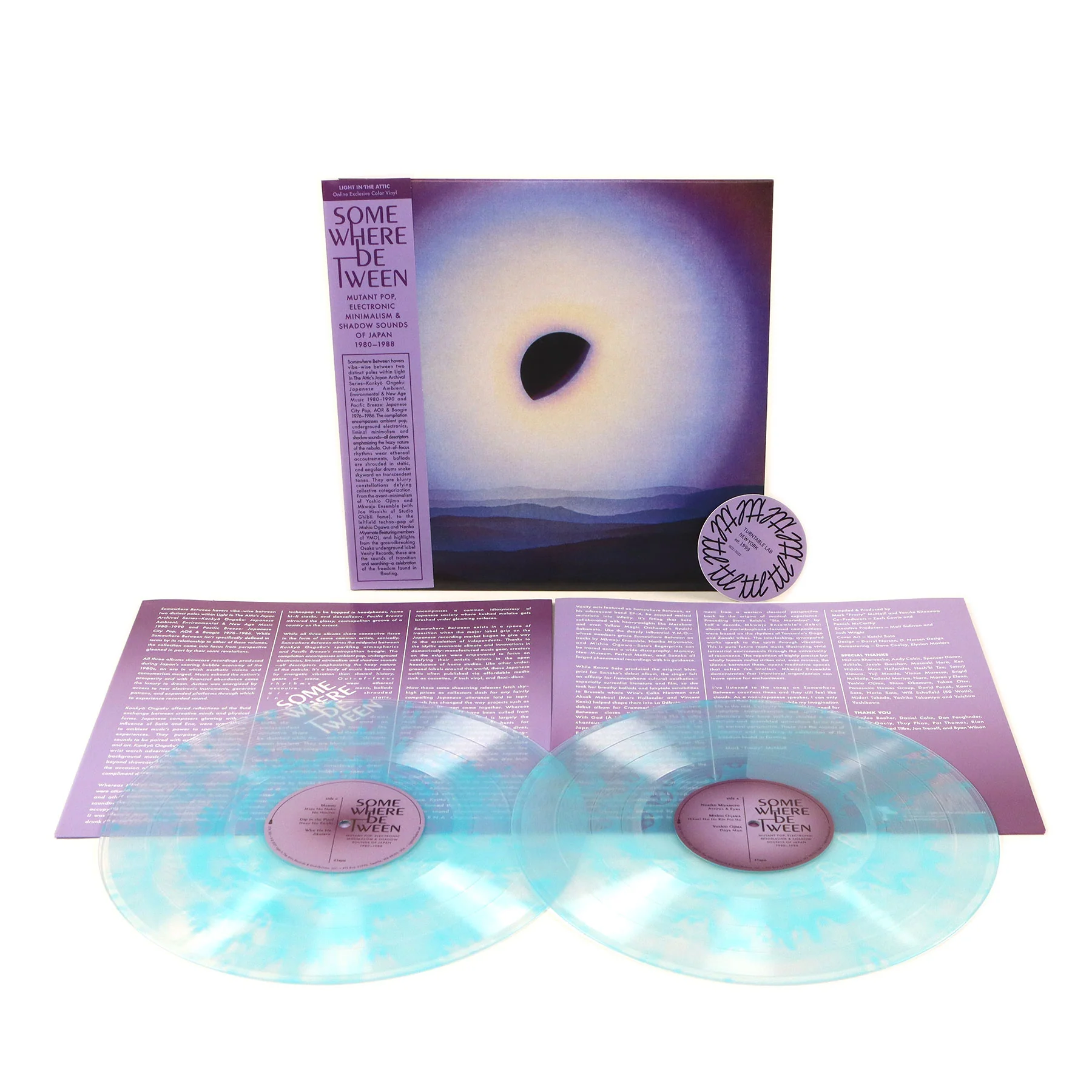 Light In The Attic: Somewhere Between - Mutant Pop, Electronic Minimalism & Shadow Sounds of Japan 1980-88 (Clear Colored Vinyl) Vinyl 2LP - Image 2