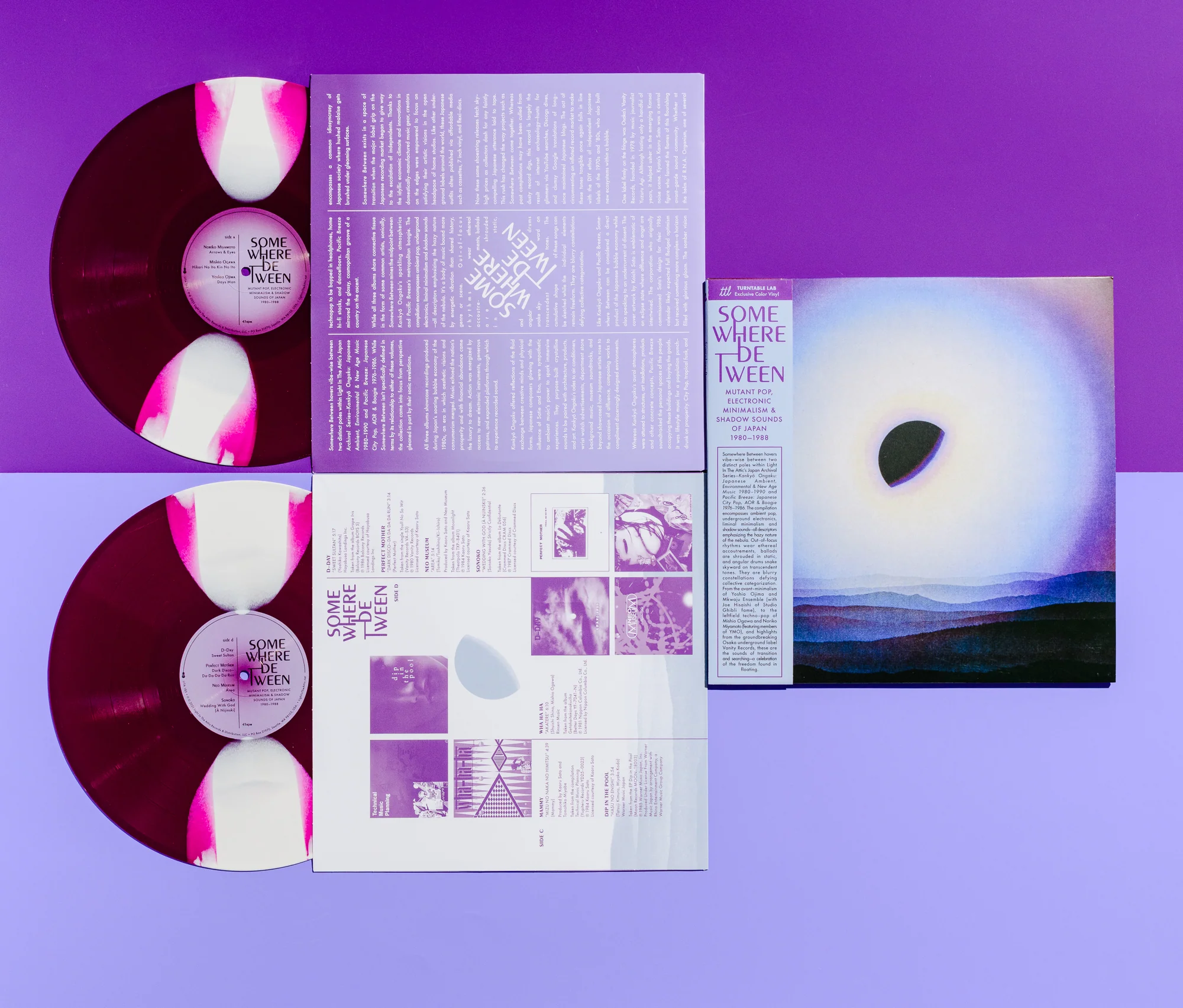 Light In The Attic: Somewhere Between - Mutant Pop, Electronic Minimalism & Shadow Sounds of Japan 1980-88 (Colored Vinyl) Vinyl 2LP - Turntable Lab Exclusive - LIMIT 1 PER CUSTOMER - Image 5