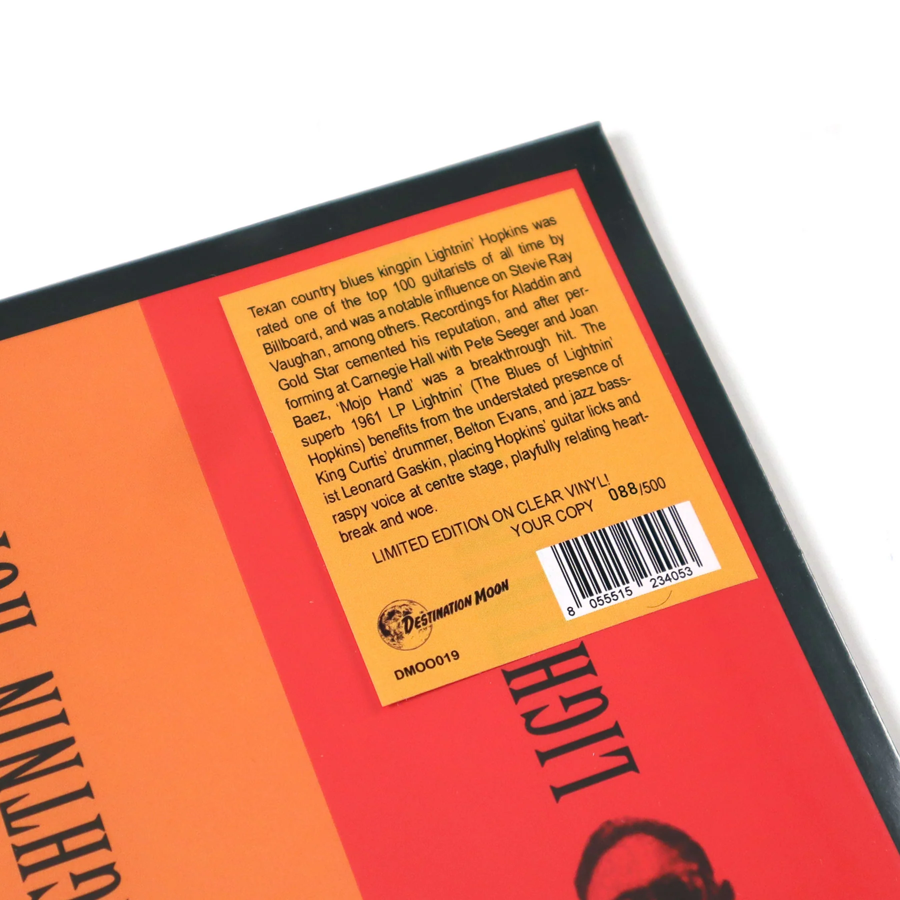 Lightnin' Hopkins: Lightnin' Hopkins (Colored Vinyl) Vinyl LP - Image 4