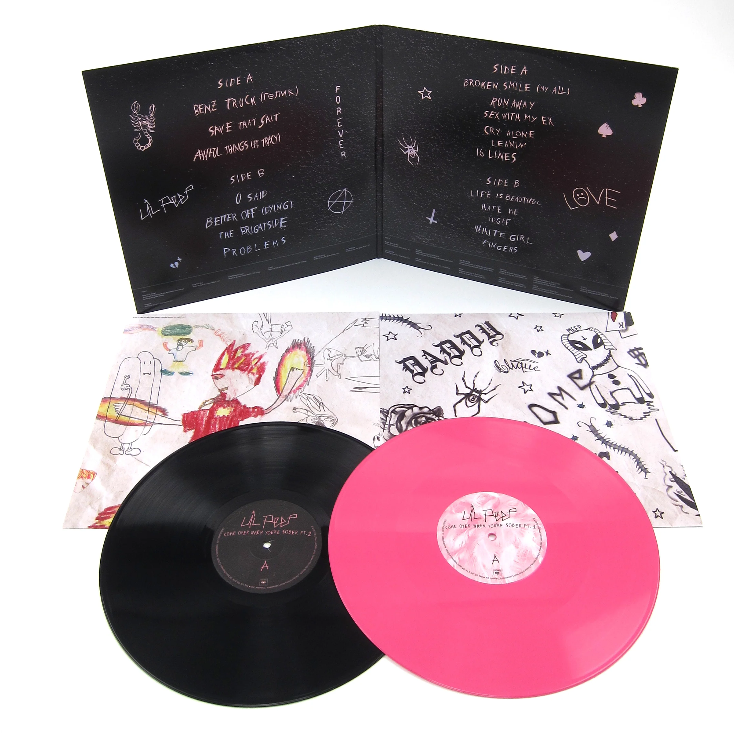 Lil' Peep: Come Over When You're Sober, Pt.1 & Pt.2 (Colored Vinyl) Vinyl 2LP - Image 2