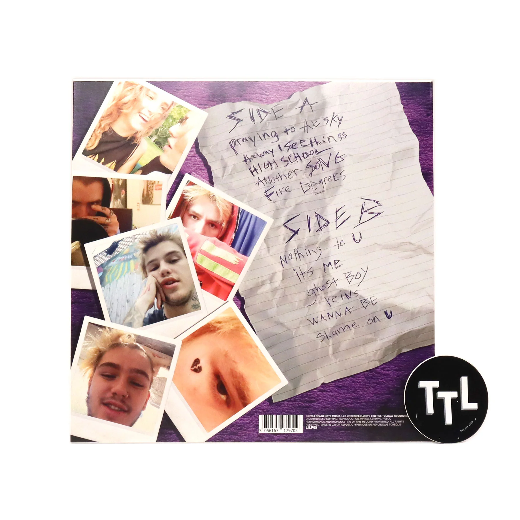 Lil Peep: Lil Peep; Part One (Colored Vinyl) Vinyl LP - Image 4