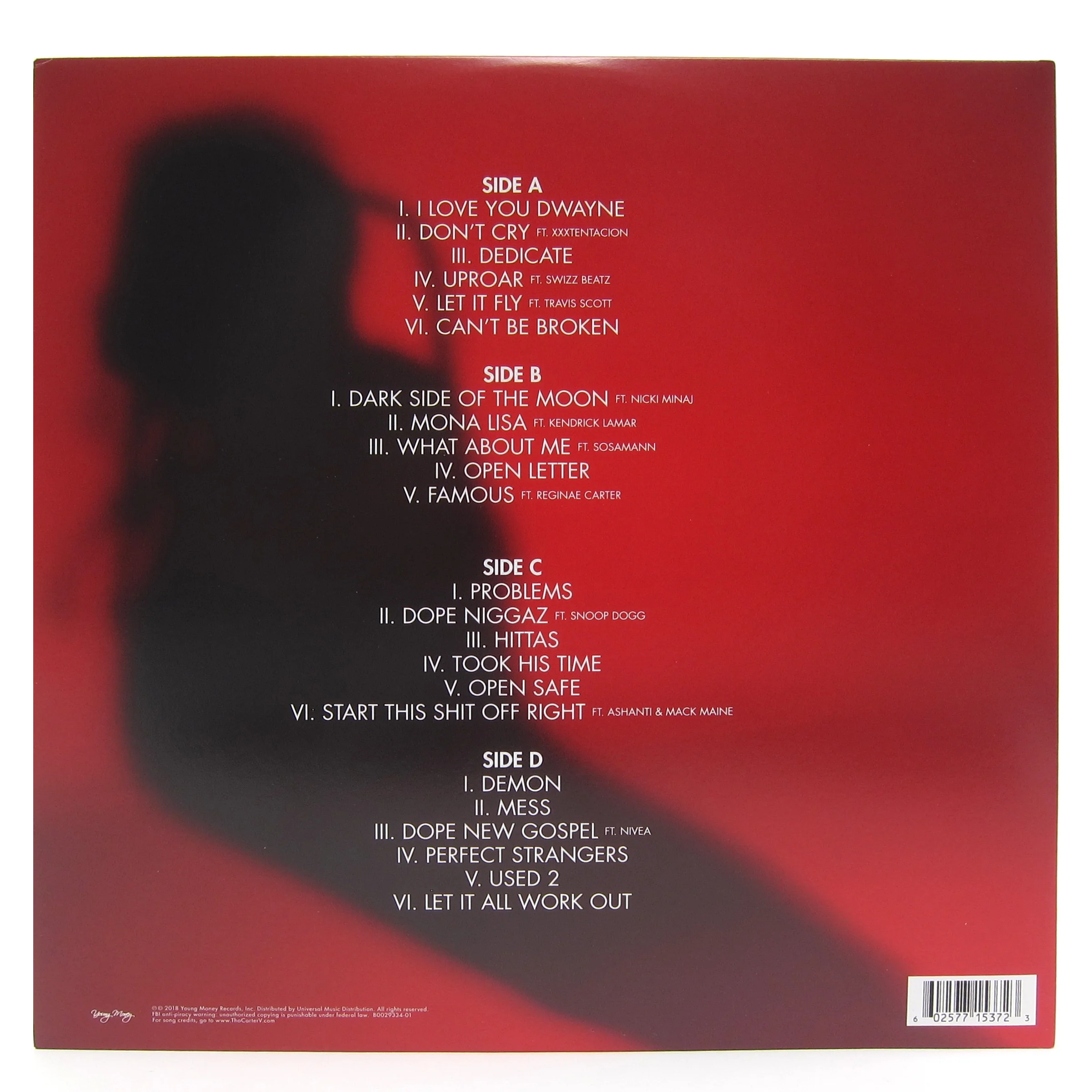 Lil Wayne: Tha Carter V Vinyl 2LP - Image 3