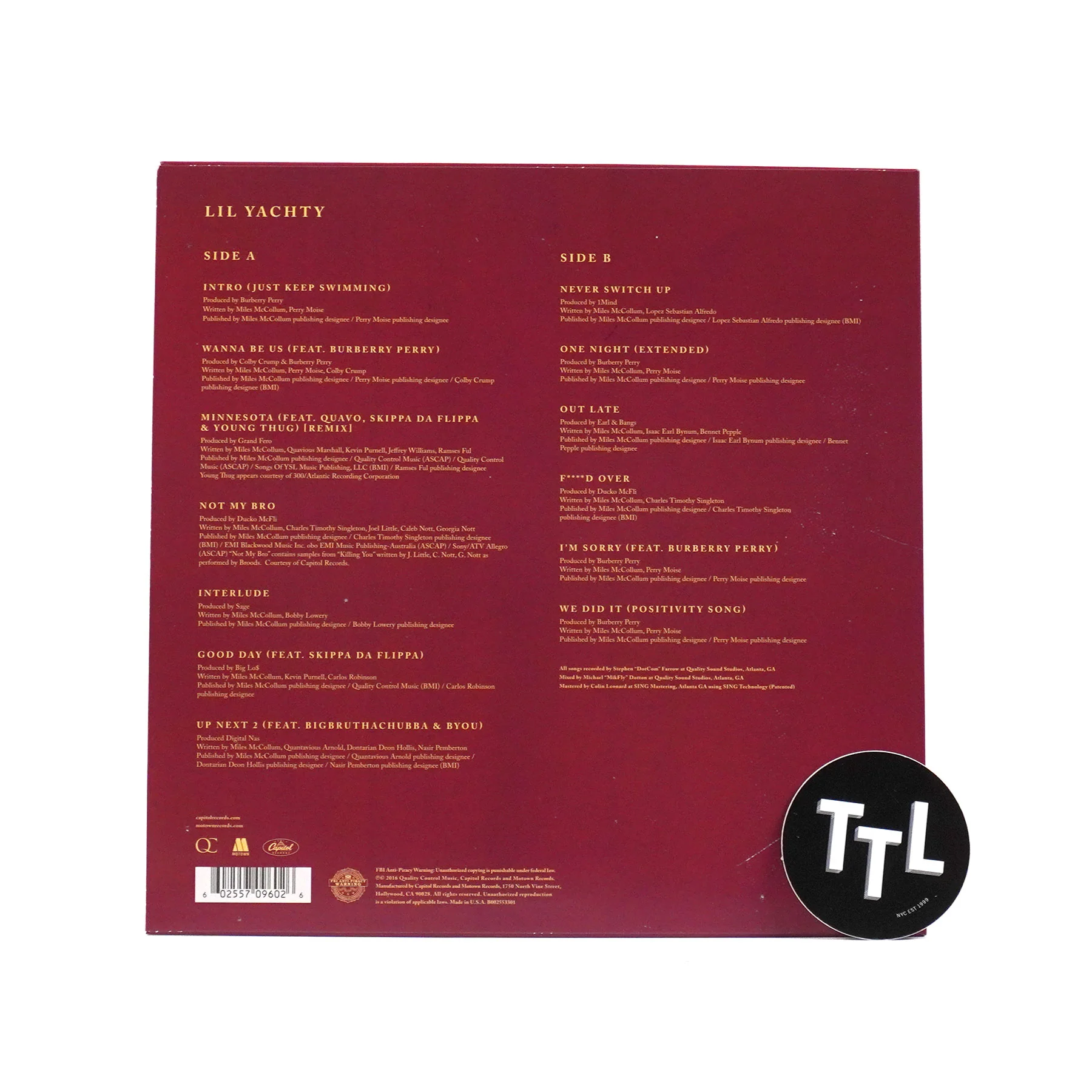 Lil Yachty: Lil Boat (Colored Vinyl) Vinyl LP - Image 3