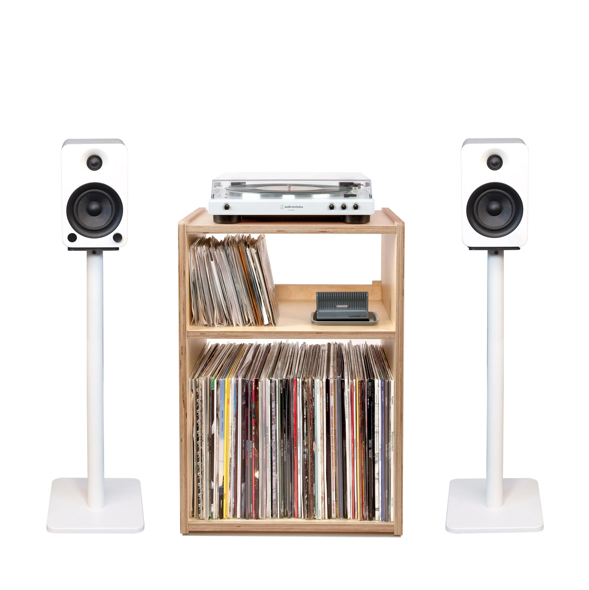 Line Phono: Cube Plus / 26" Kanto Speaker Stands / Bundle - Image 2